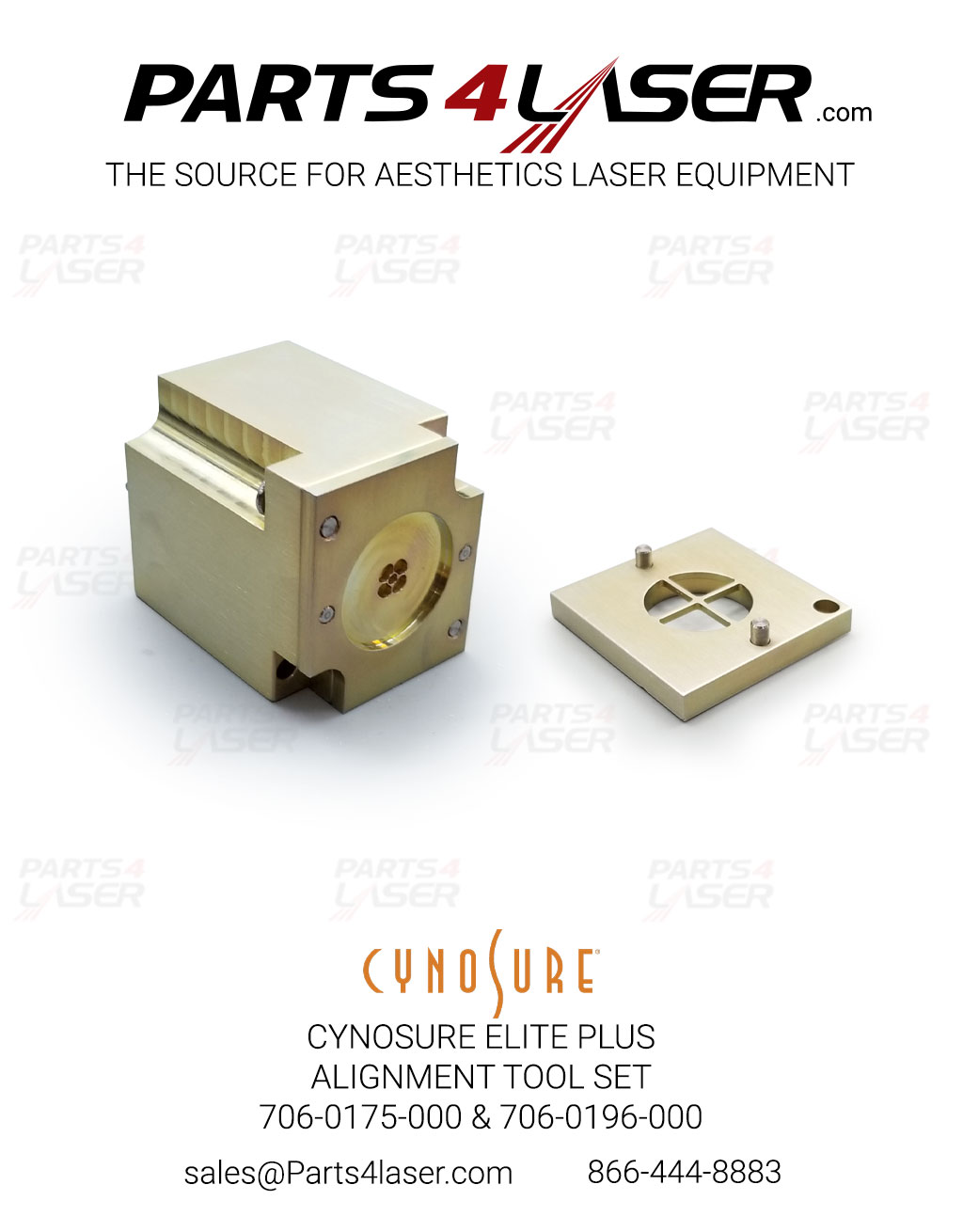 CYNOSURE ELITE + PLUS ALIGNMENT TOOLS SET 706-0175-000 & 706-0196-000