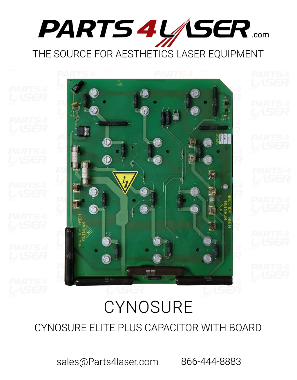 CYNOSURE ELITE PLUS CAPACITOR BANK MODULE WITH BOARD 100-7001-090 CYCN1836 - Image 2