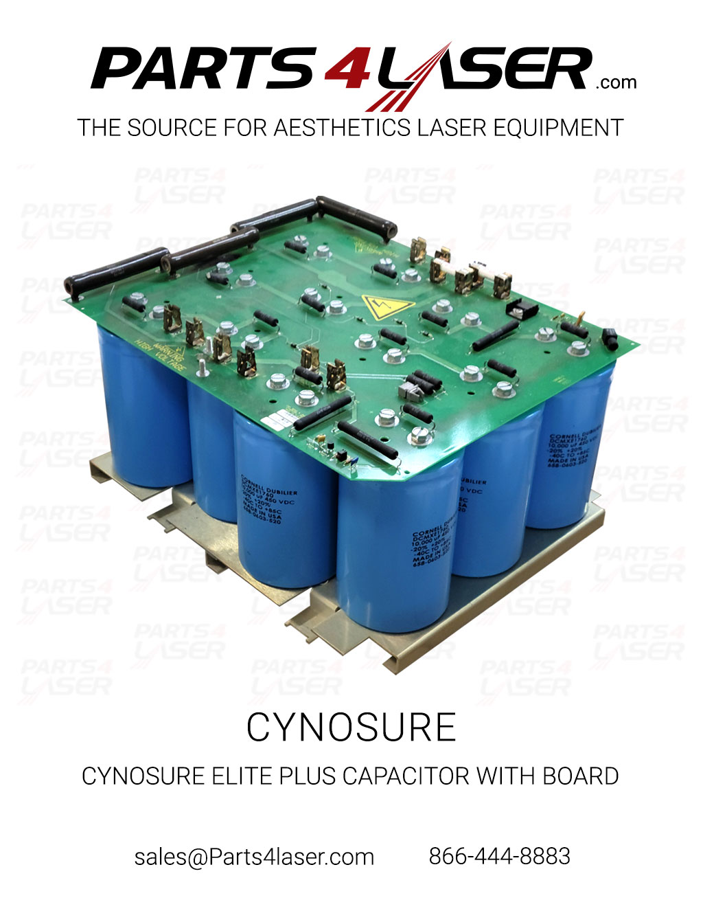 CYNOSURE ELITE PLUS CAPACITOR BANK MODULE WITH BOARD 100-7001-090 CYCN1836