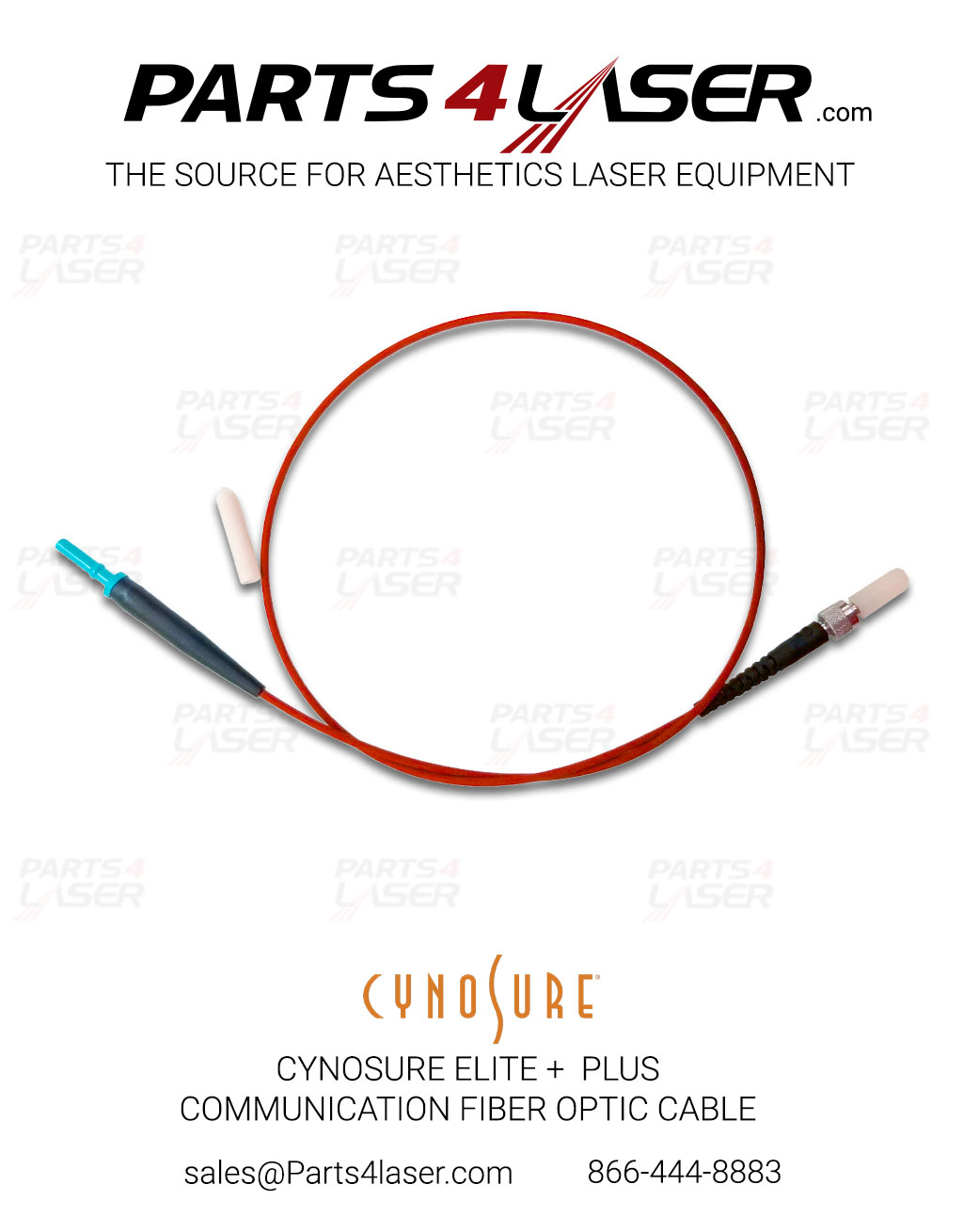 CYNOSURE ELITE + PLUS COMMUNICATION FIBER OPTIC CABLE 807-3000-425 CYCC1837