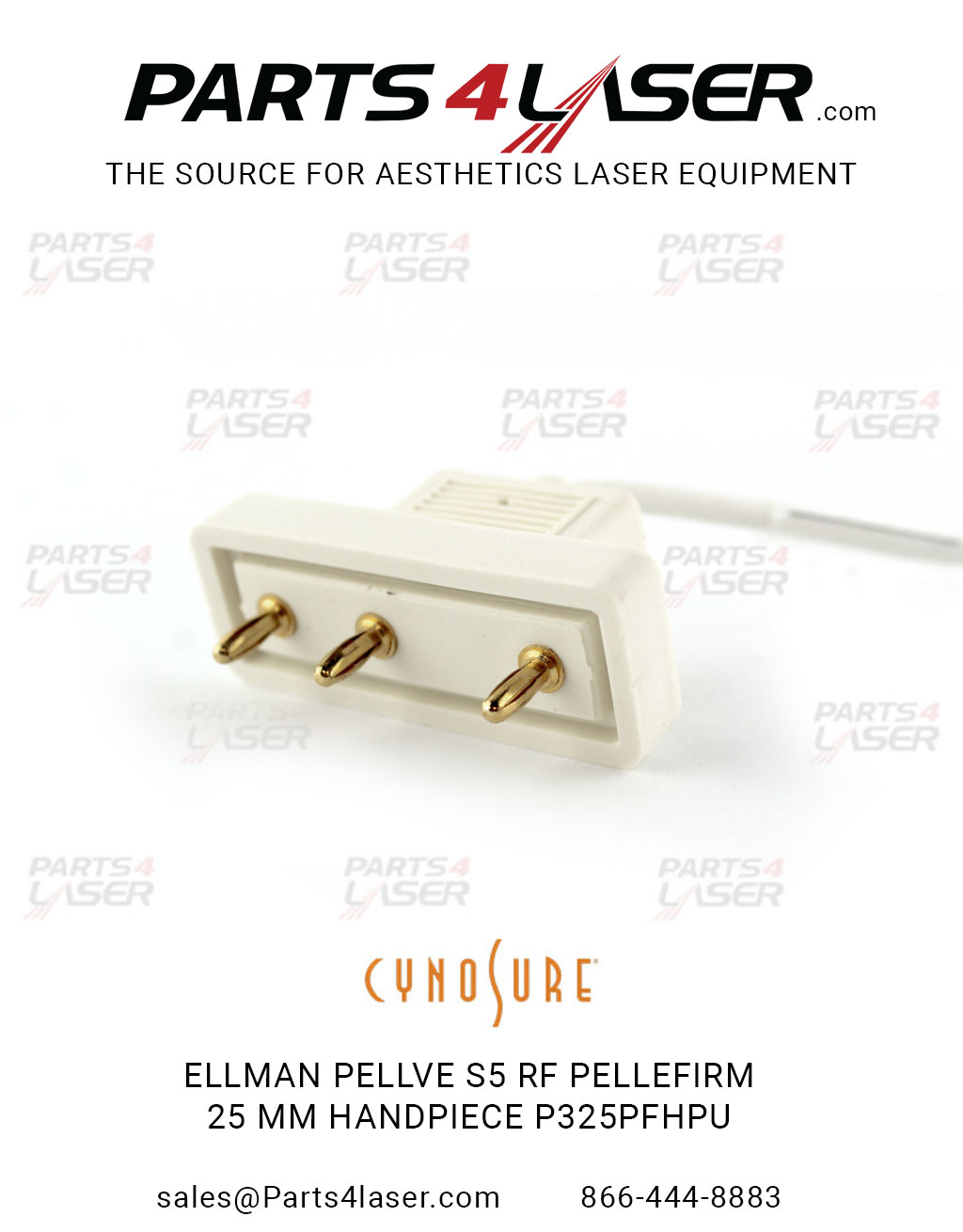 CYNOSURE ELLMAN PELLVE S5 RF PELLEFIRM 25 MM HANDPIECE P325PFHPU - Image 3