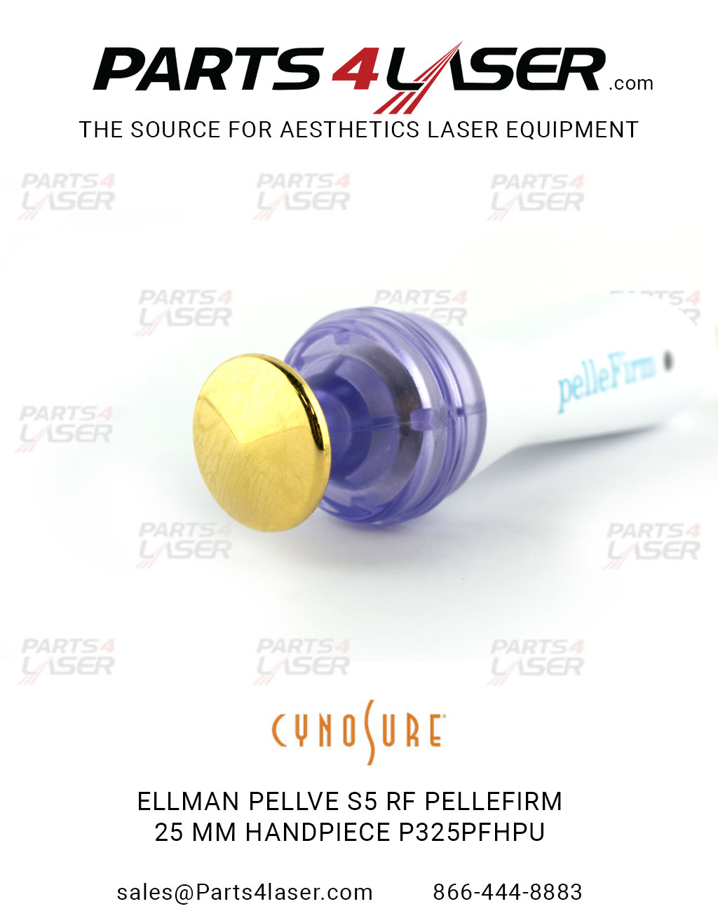 CYNOSURE ELLMAN PELLVE S5 RF PELLEFIRM 25 MM HANDPIECE P325PFHPU - Image 2