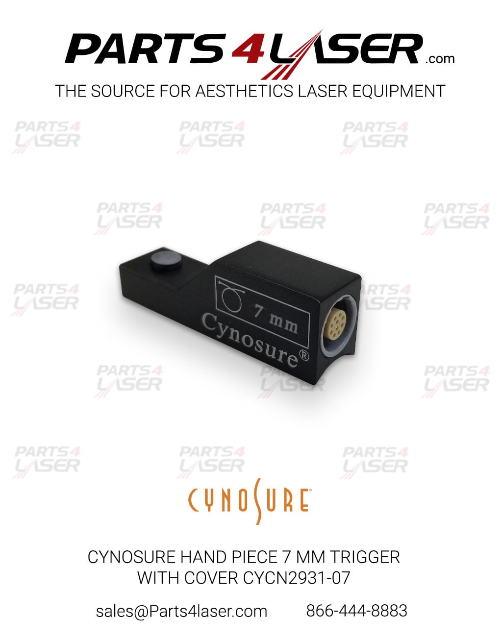 CYNOSURE HANDPIECE 7MM TRIGGER WITH COVER CYCN2931-07