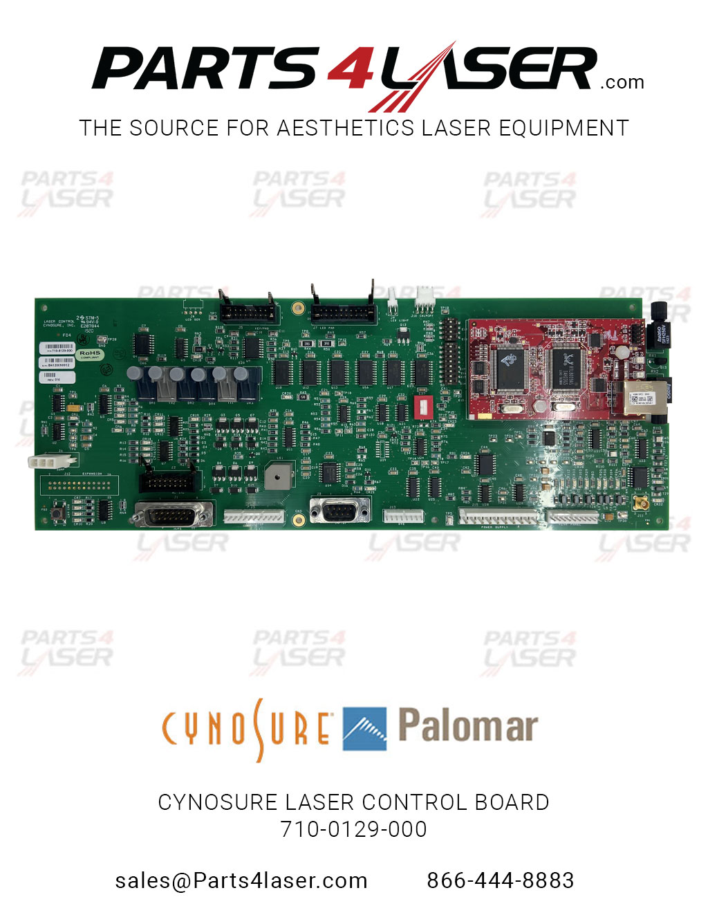CYNOSURE APOGEE ELITE , ELITE PLUS CPU CONTROL BOARD 710-0129-000, 710-0129-100, CYPC1729