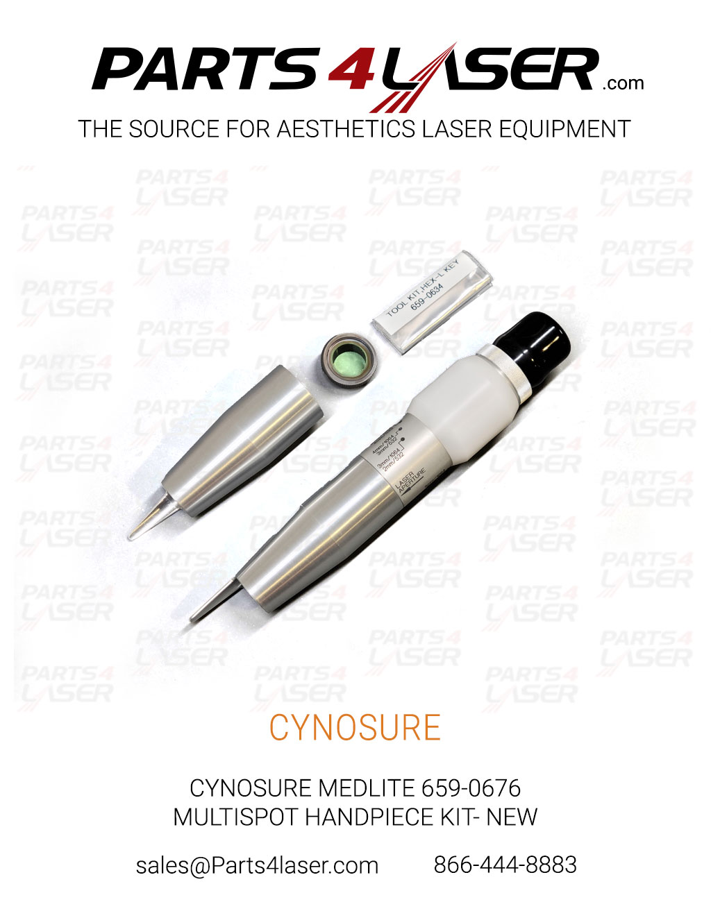 CYNOSURE MEDLITE 659-0676 MULTISPOT HANDPIECE KIT- NEW CYHP2856