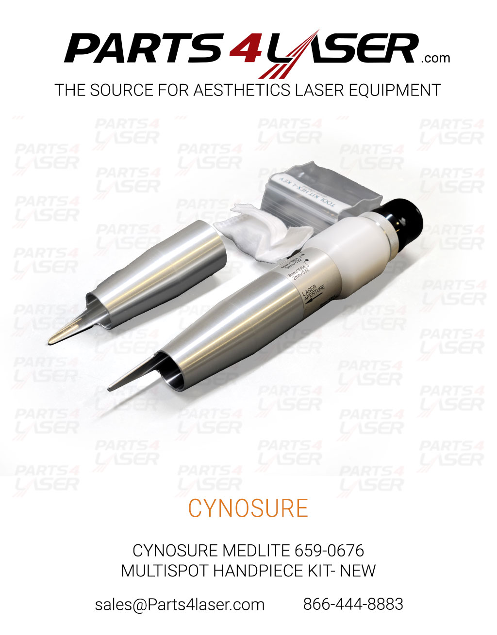 CYNOSURE MEDLITE 659-0676 MULTISPOT HANDPIECE KIT- NEW CYHP2856 - Image 2