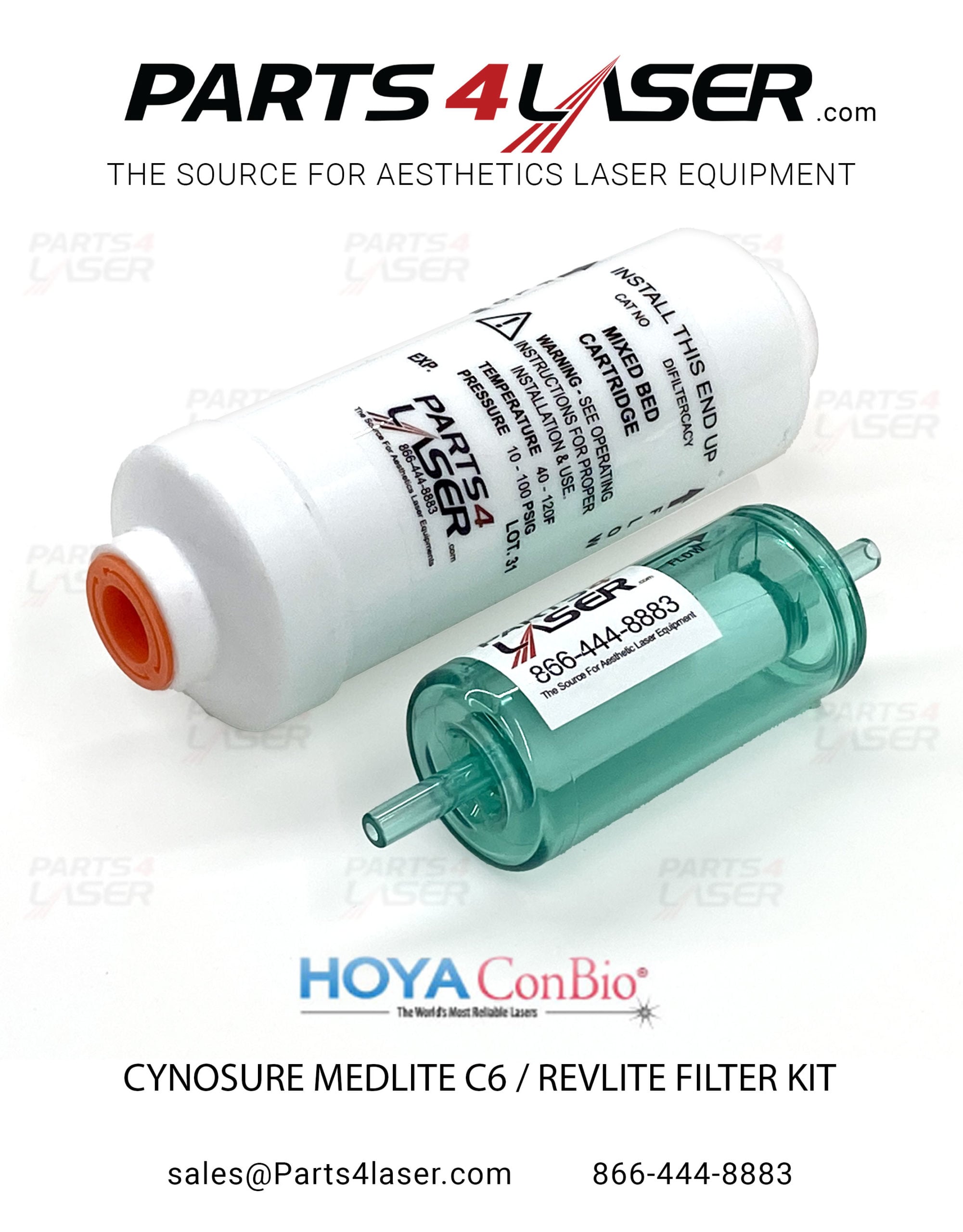 CYNOSURE MEDLITE C6 / REVLITE FILTER KIT CYFI1826, B38 & B54, WITHOUT TIPS.