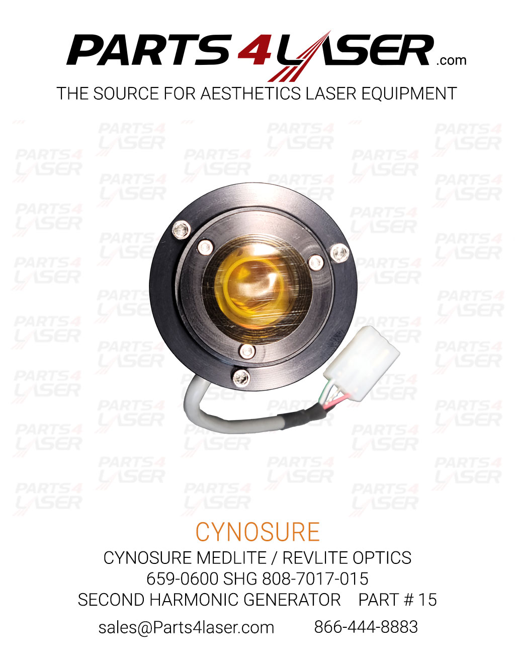 CYNOSURE MEDLITE / REVLITE OPTICS 659-0600 SHG 808-7017-015 SECOND HARMONIC GENERATOR PART # 15 CYOP3621 - Image 5