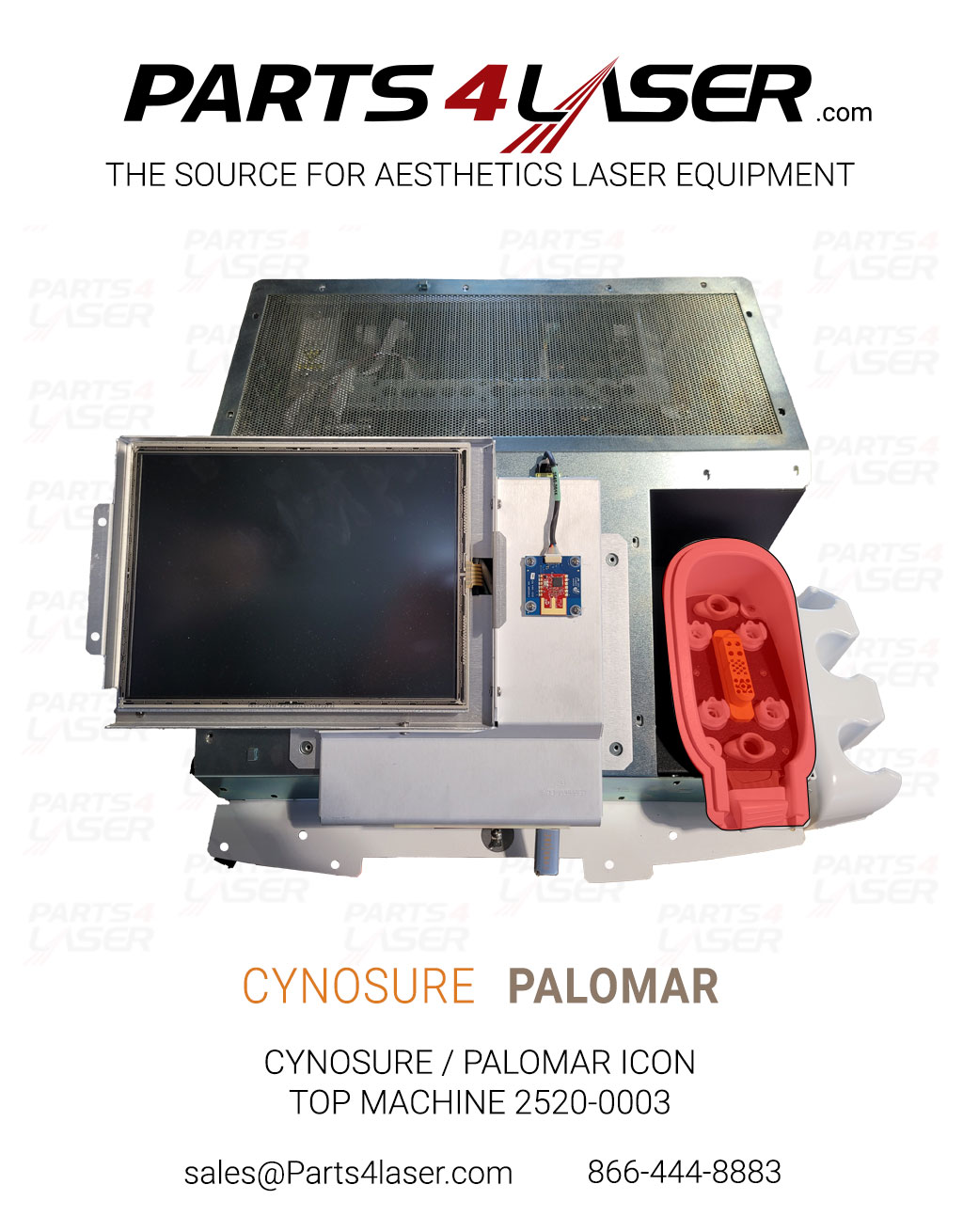 CYNOSURE / PALOMAR ICON HAND PIECE CONNECTOR MACHINE SIDE COMPLET MODULE CYCN3547 - Image 2