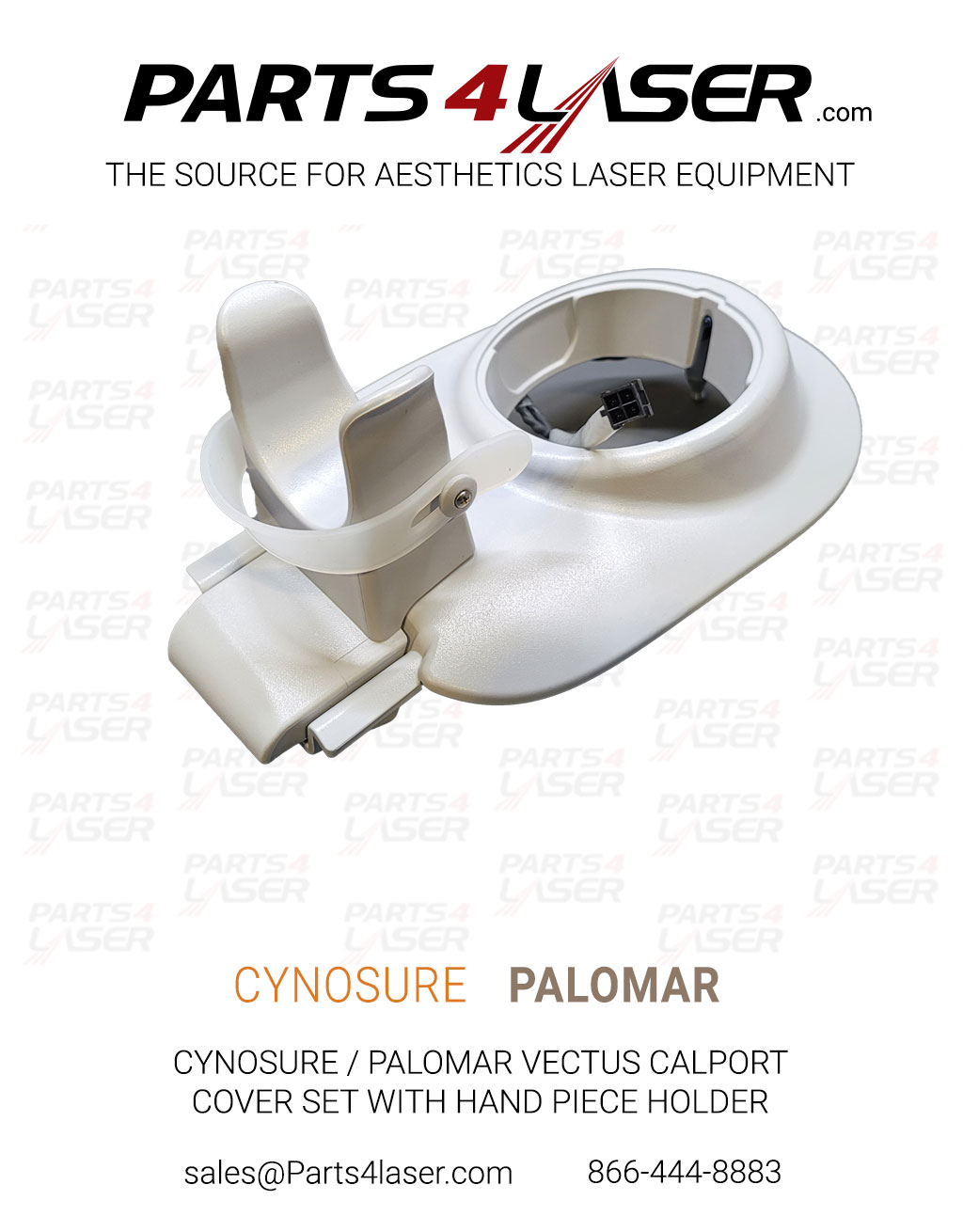CYNOSURE / PALOMAR VECTUS CALPORT COVER SET WITH HAND PIECE HOLDER AND CALPORT SWITCHES PACN3152