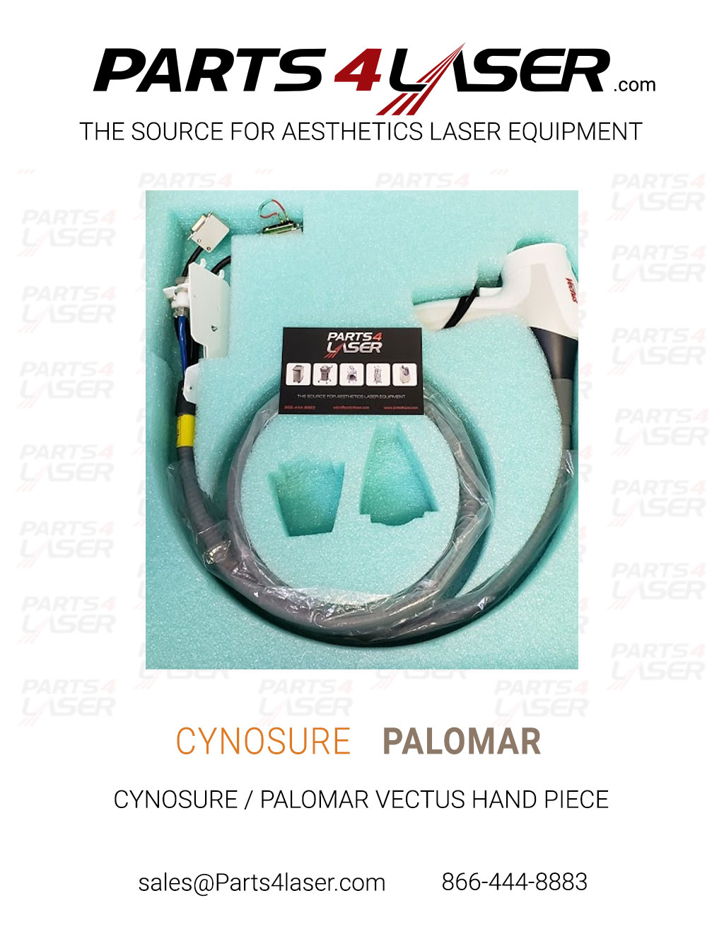 PALOMAR VECTUS HAND PIECE , CYNOSURE VECTUS HAND PIECE 3520A-0001 PAHP2059
