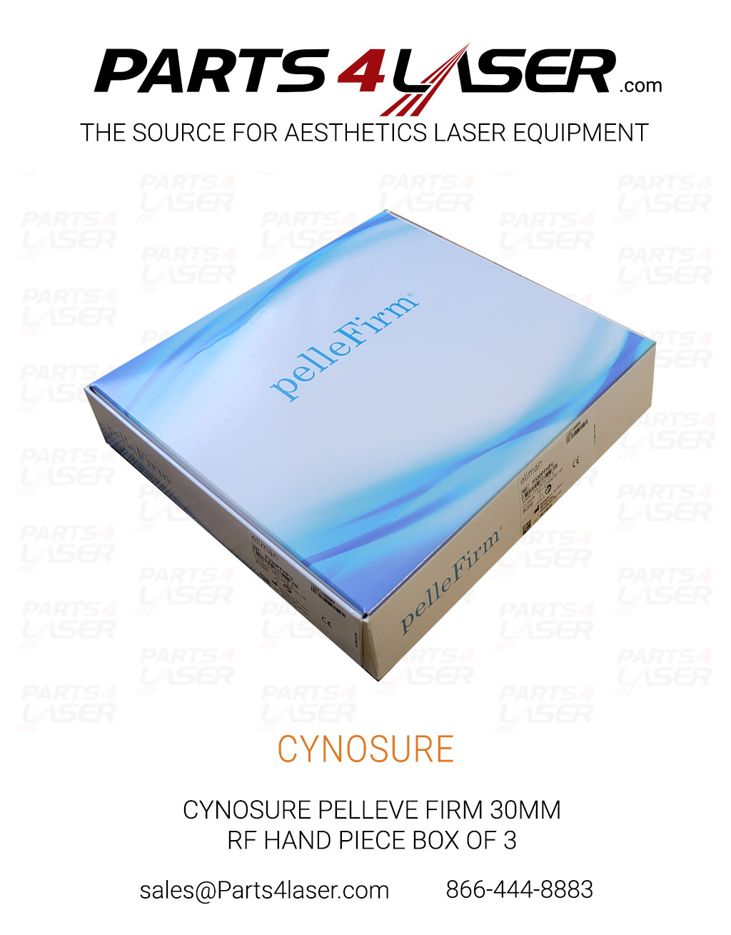 CYNOSURE PELLEVE FIRM 30MM RF HAND PIECE BOX OF 3 CYPH1804 - Image 2
