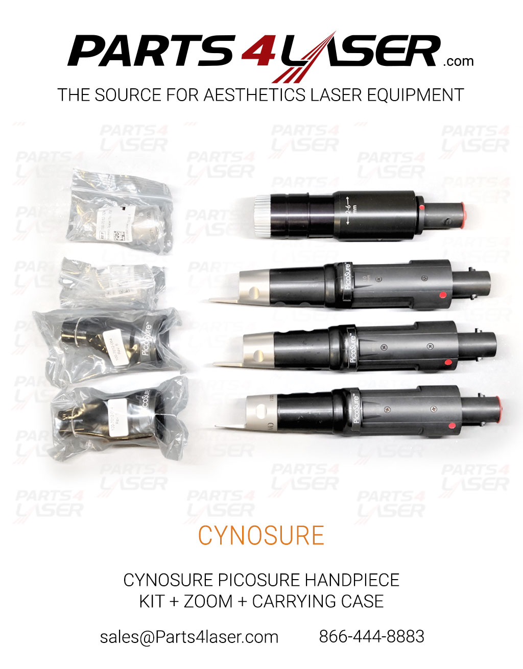 CYNOSURE PICOSURE HANDPIECE KIT + ZOOM + CARRYING CASE CYHP3624 - Image 3