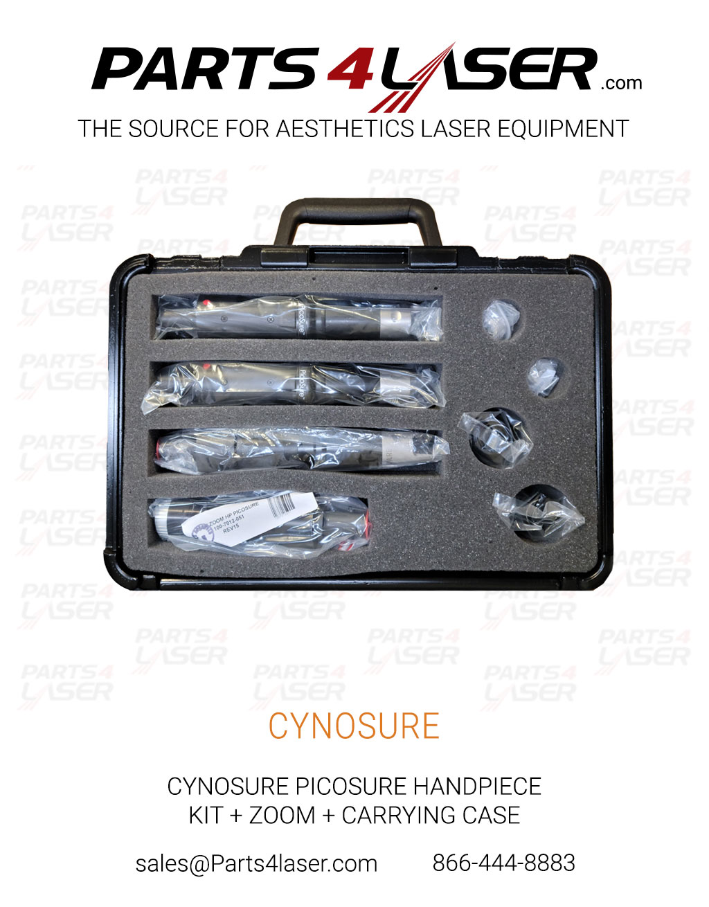 CYNOSURE PICOSURE HANDPIECE KIT + ZOOM + CARRYING CASE CYHP3624 - Image 4