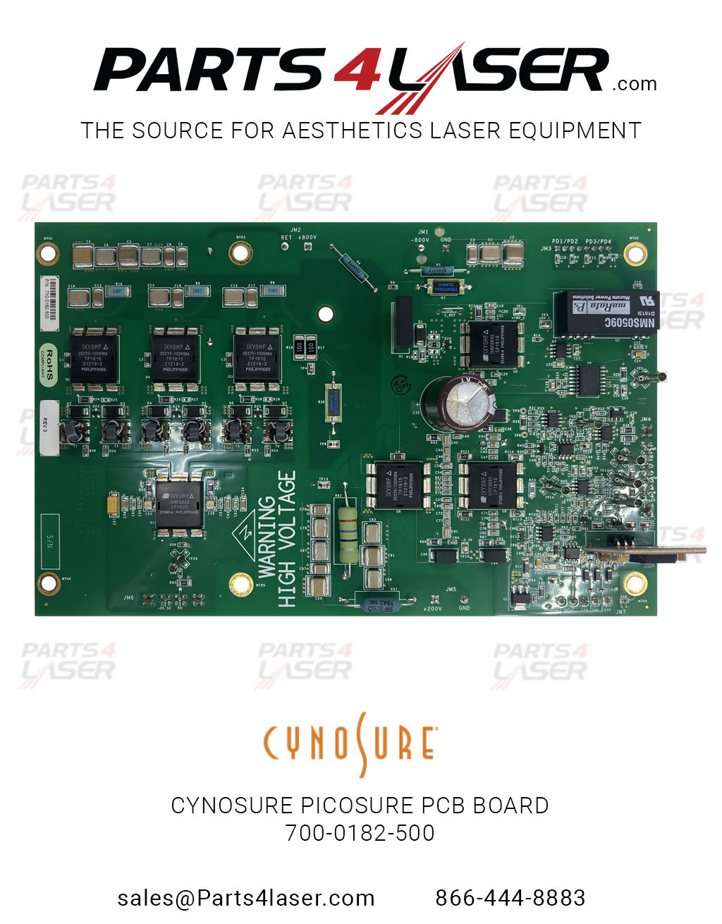 CYNOSURE PICOSURE PCB BOARD 700-0182-500