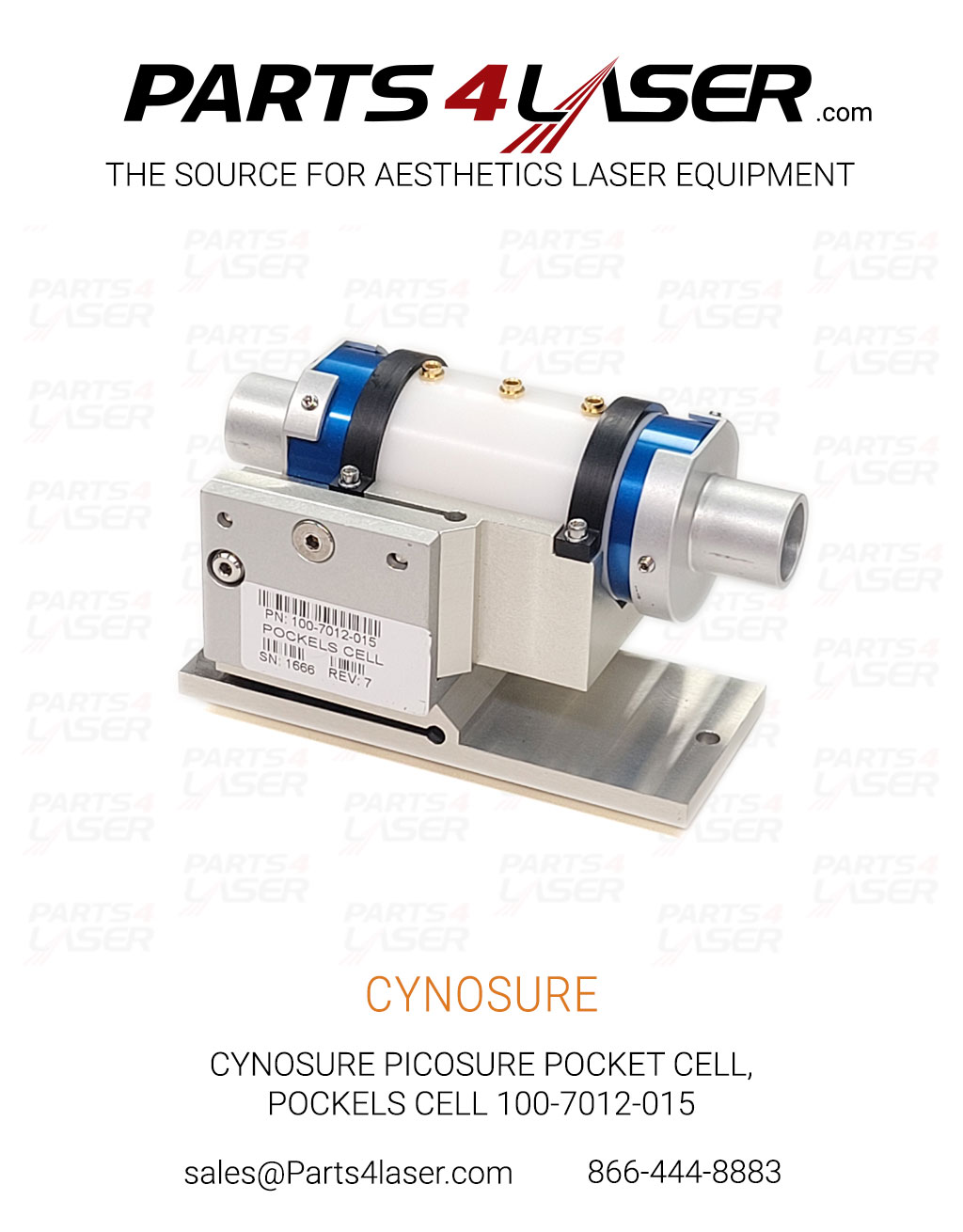 CYNOSURE PICOSURE POCKET CELL, POCKELS CELL 100-7012-015 CYOP2686