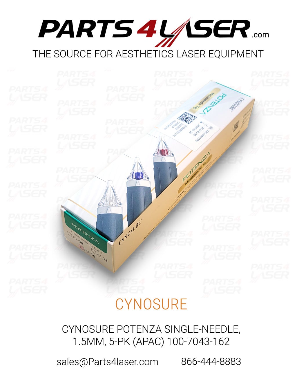CYNOSURE POTENZA SINGLE-NEEDLE, 1.5MM, 5-PK (APAC) 100-7043-162 A1-15 CYHP3509
