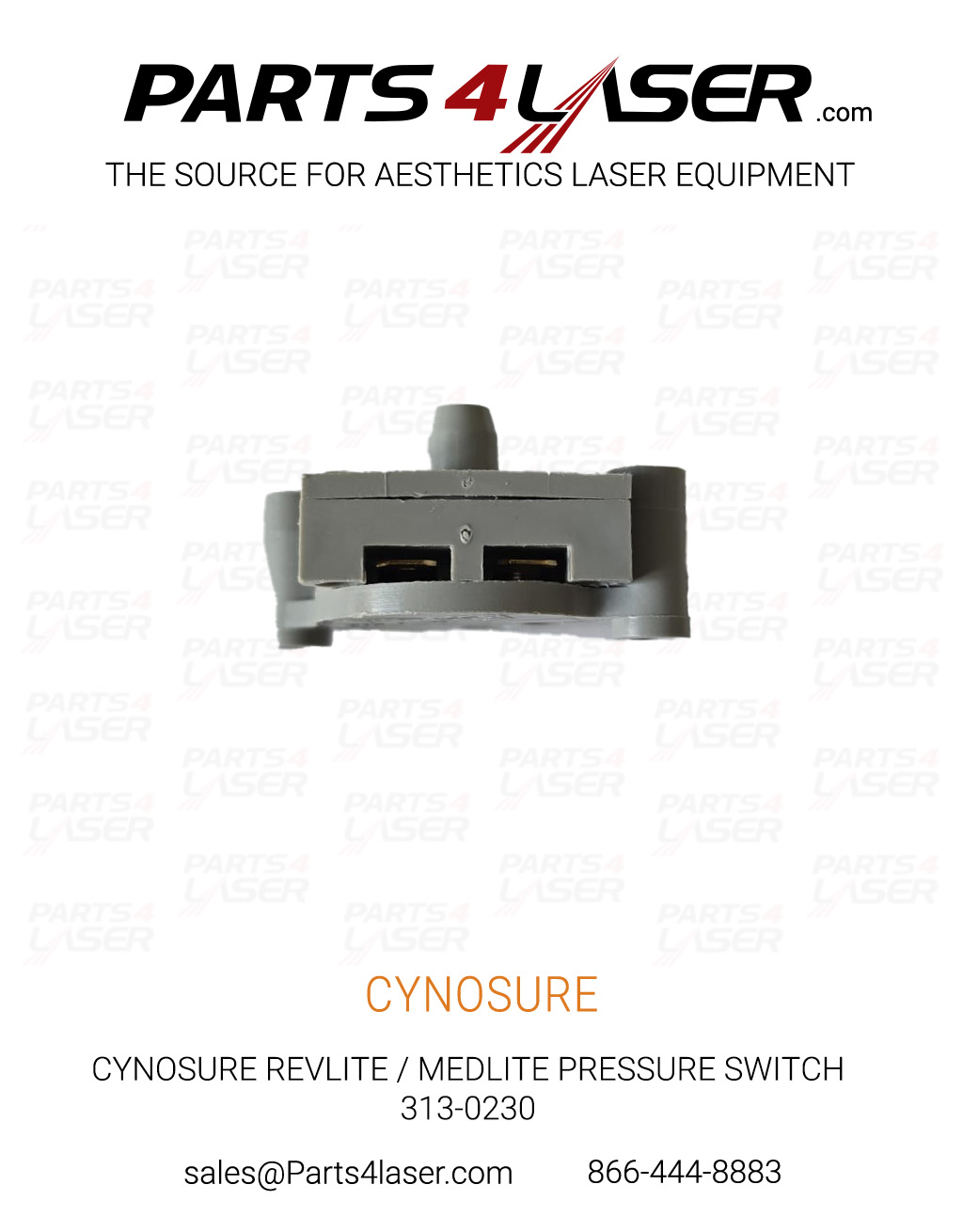CYNOSURE REVLITE / MEDLITE PRESSURE SWITCH 313-0230 CYWC3519 - Image 2