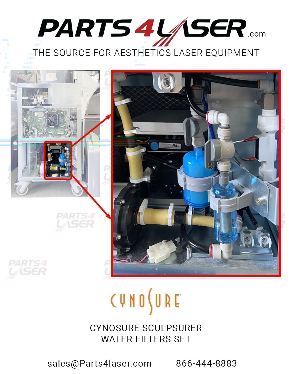 CYNOSURE SCULPSURE WATER FILTERS SET, CYFI3056 - Image 2