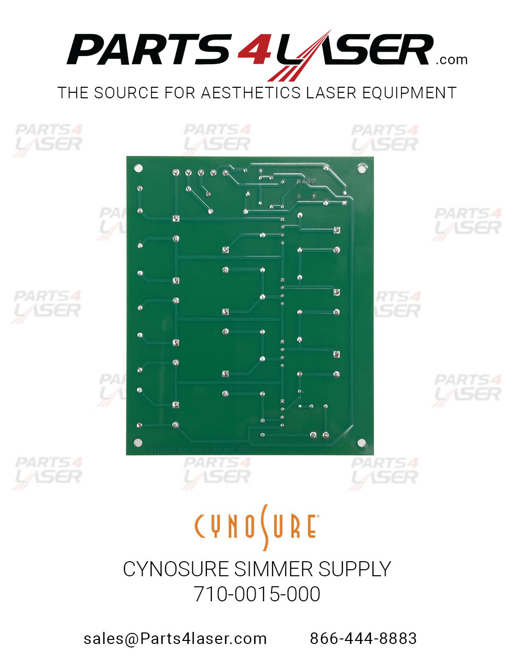 CYNOSURE SIMMER SUPPLY BOARD 710-0015-000 CYPC1731 - Image 2