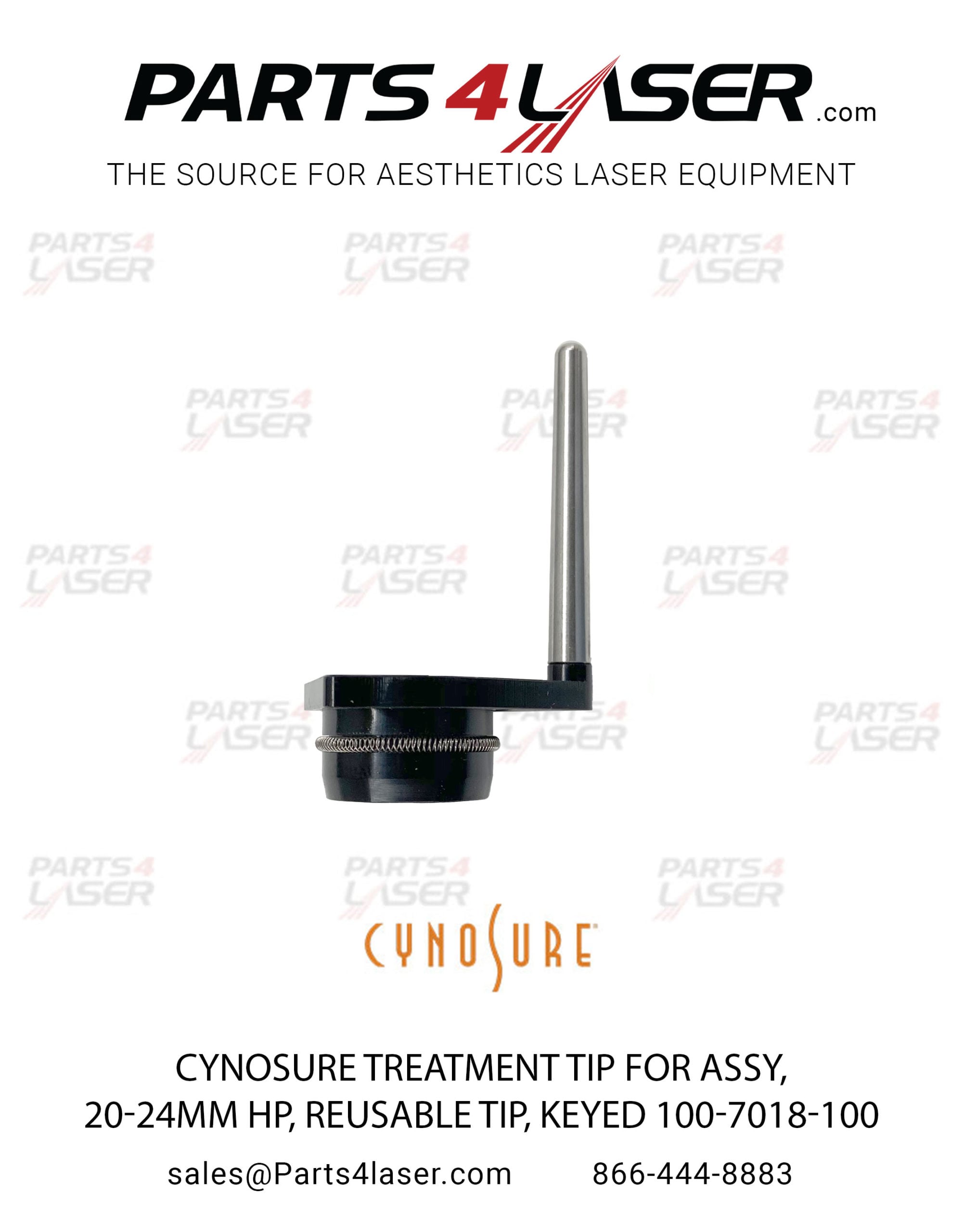 CYNOSURE TREATMENT TIP FOR ASSY, 3-24MM HP, REUSABLE TIP, KEYED 100-7018-100 CYCN1880