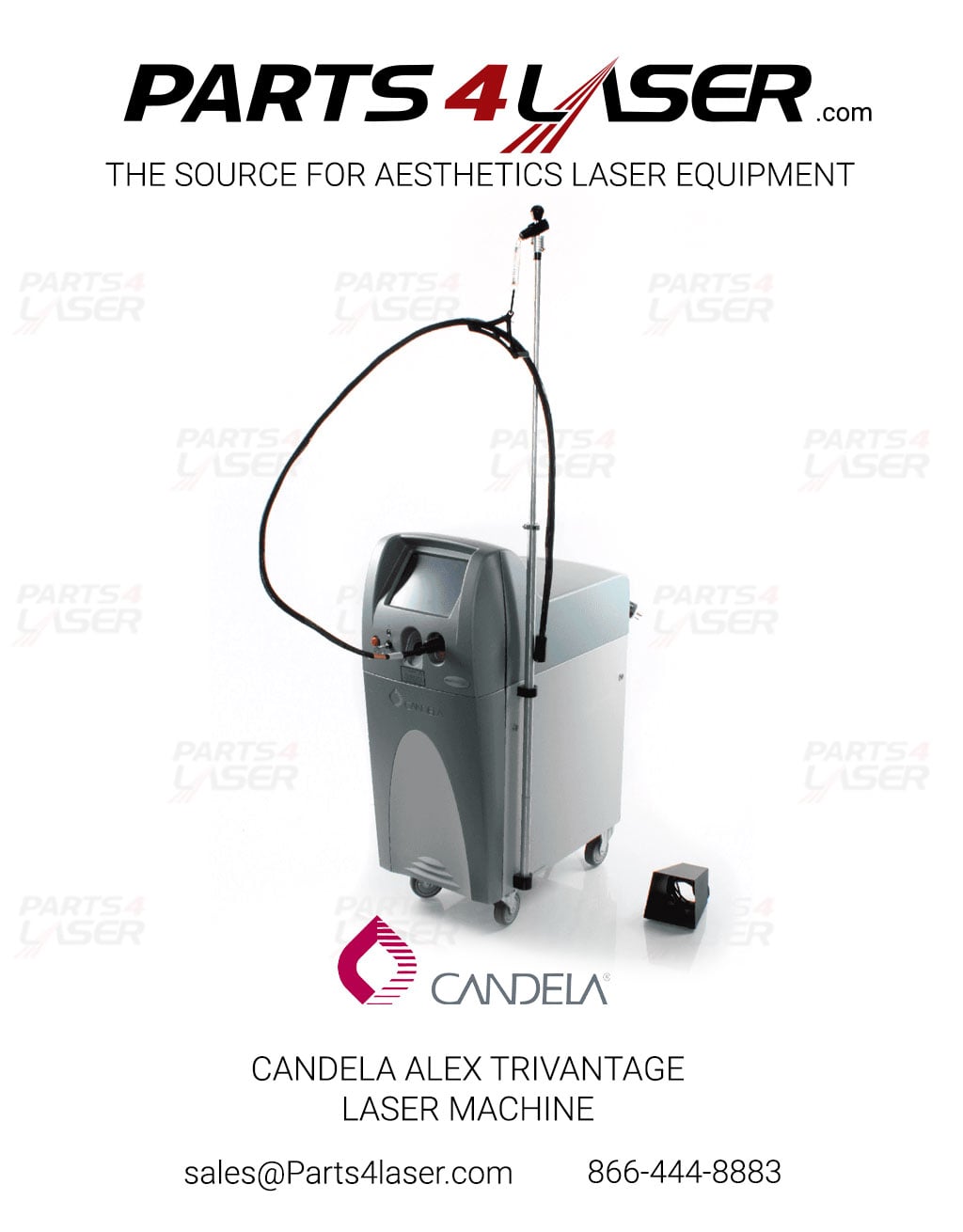 CANDELA TRIVANTAGE ATV LASER HEAD WITH LAMPS 7122-00-3679 CALH3430 - Image 3