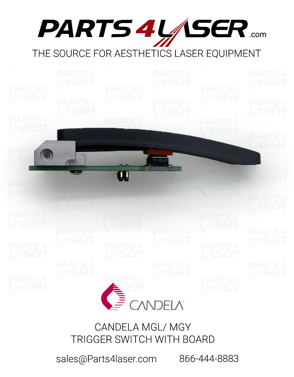 CANDELA MGL/ MGY TRIGGER SWITCH WITH BOARD 7111-00-2680 CAHP2496-TRIGGER