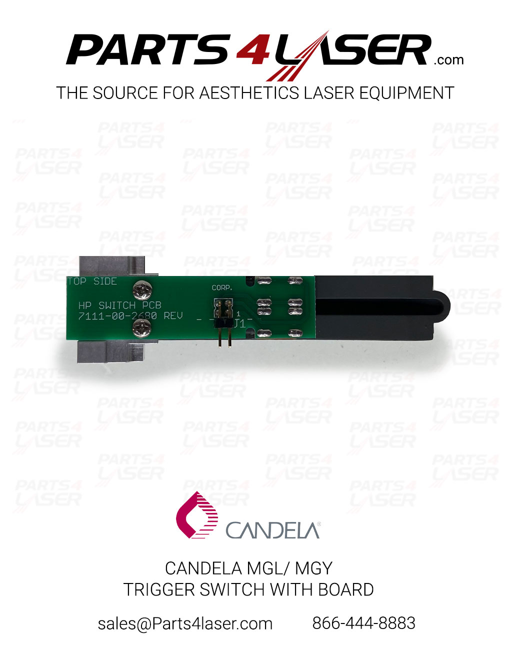 CANDELA MGL/ MGY TRIGGER SWITCH WITH BOARD 7111-00-2680 CAHP2496-TRIGGER - Image 3