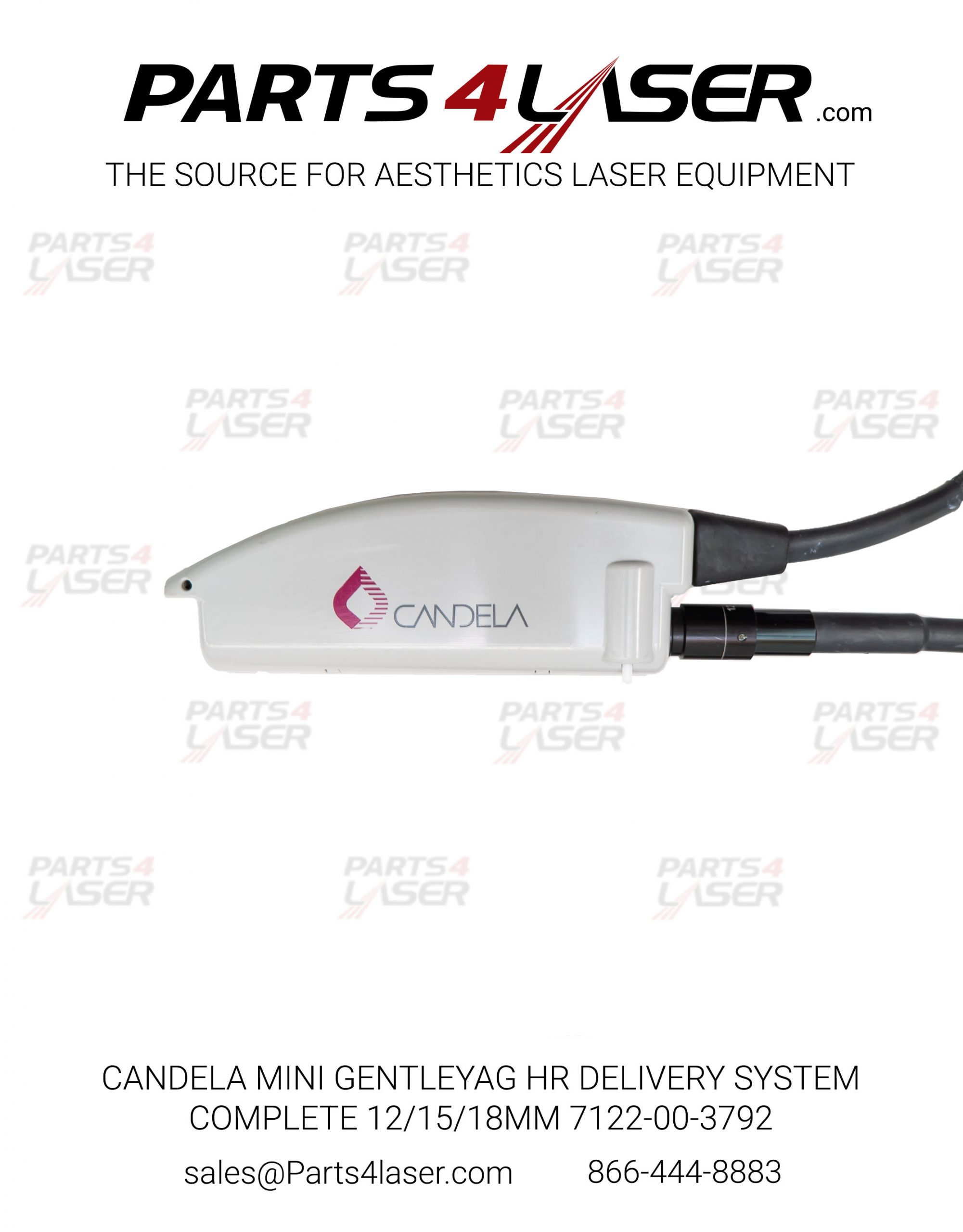 CANDELA MINI GENTLEYAG MGY DELIVERY SYSTEM COMPLETE 12/15/18MM 7122-00-3792 CAHP1287 - Image 3