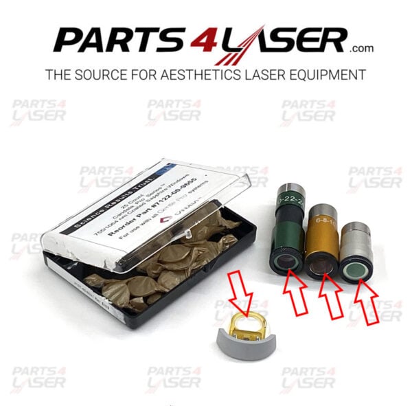 755/1064 nm sapphire windows for Candela® pro series , Gpro 25 pk, 7122-00-9655 , CAOP1254, B34