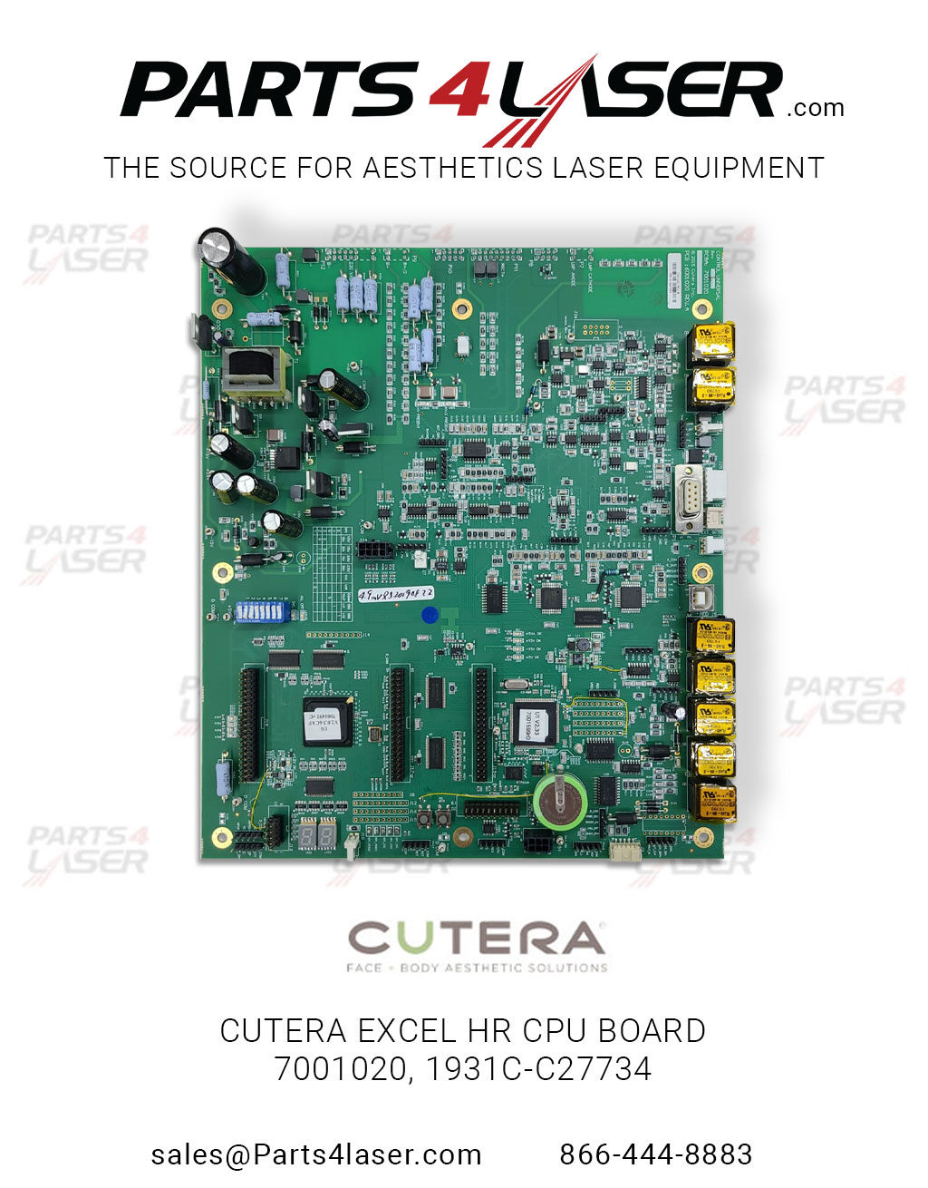 Cutera XEO CPU board NEW VERSION LED CUPC3787