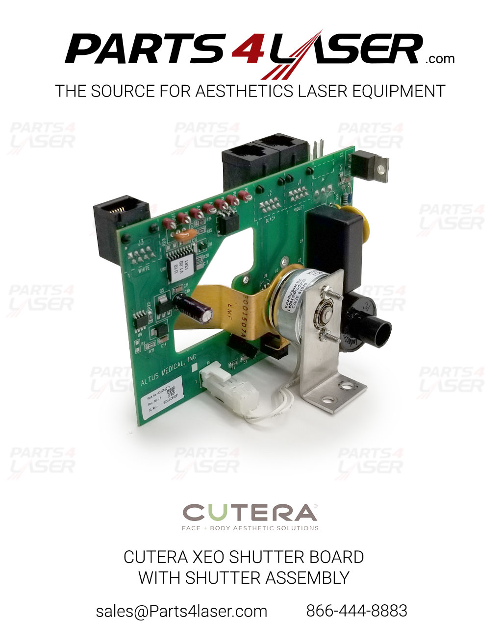 CUTERA XEO SHUTTER BOARD WITH SHUTTER ASSEMBLY CUPC3305