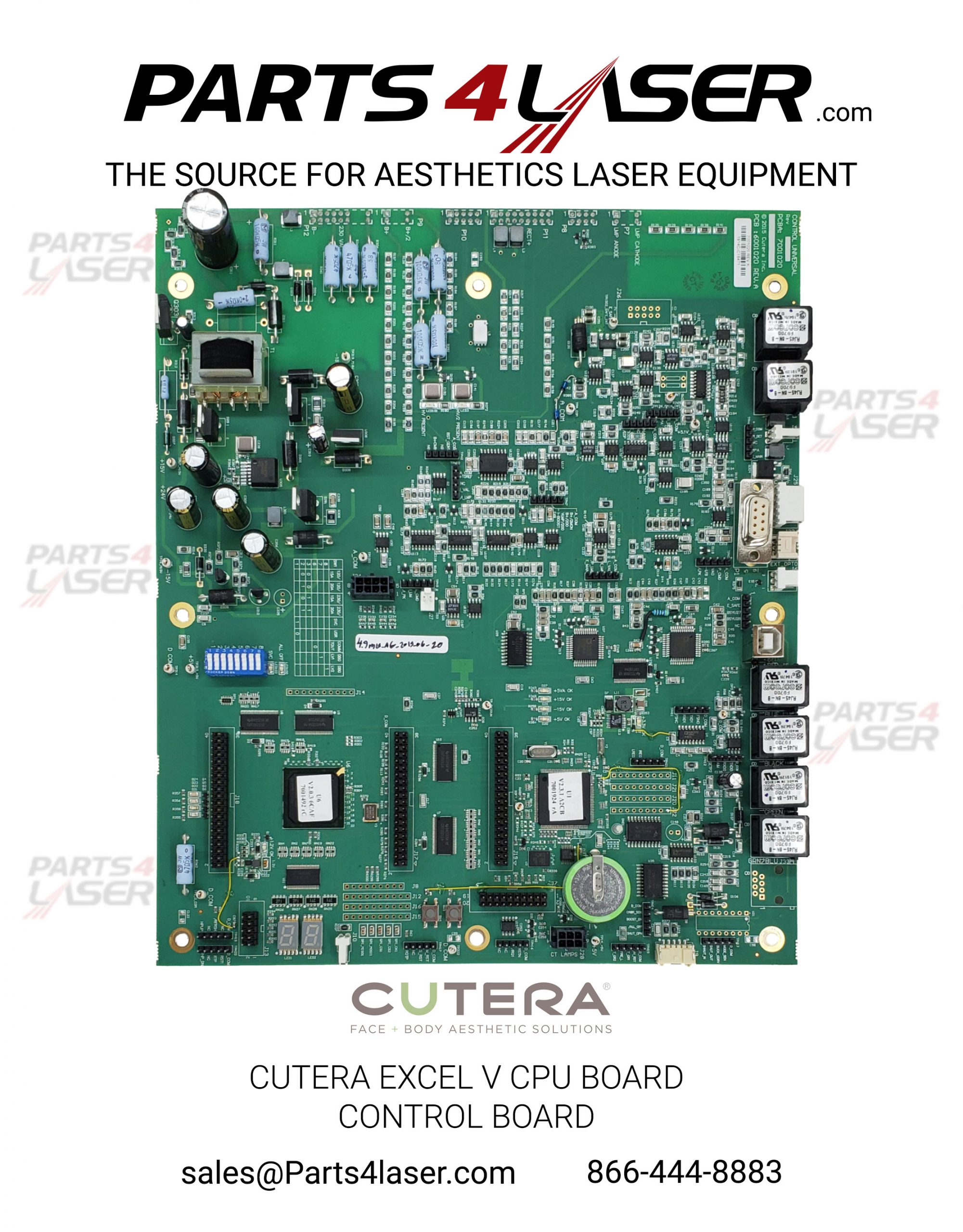 CUTERA EXCEL V CPU BOARD CONTROL BOARD CUPC1519