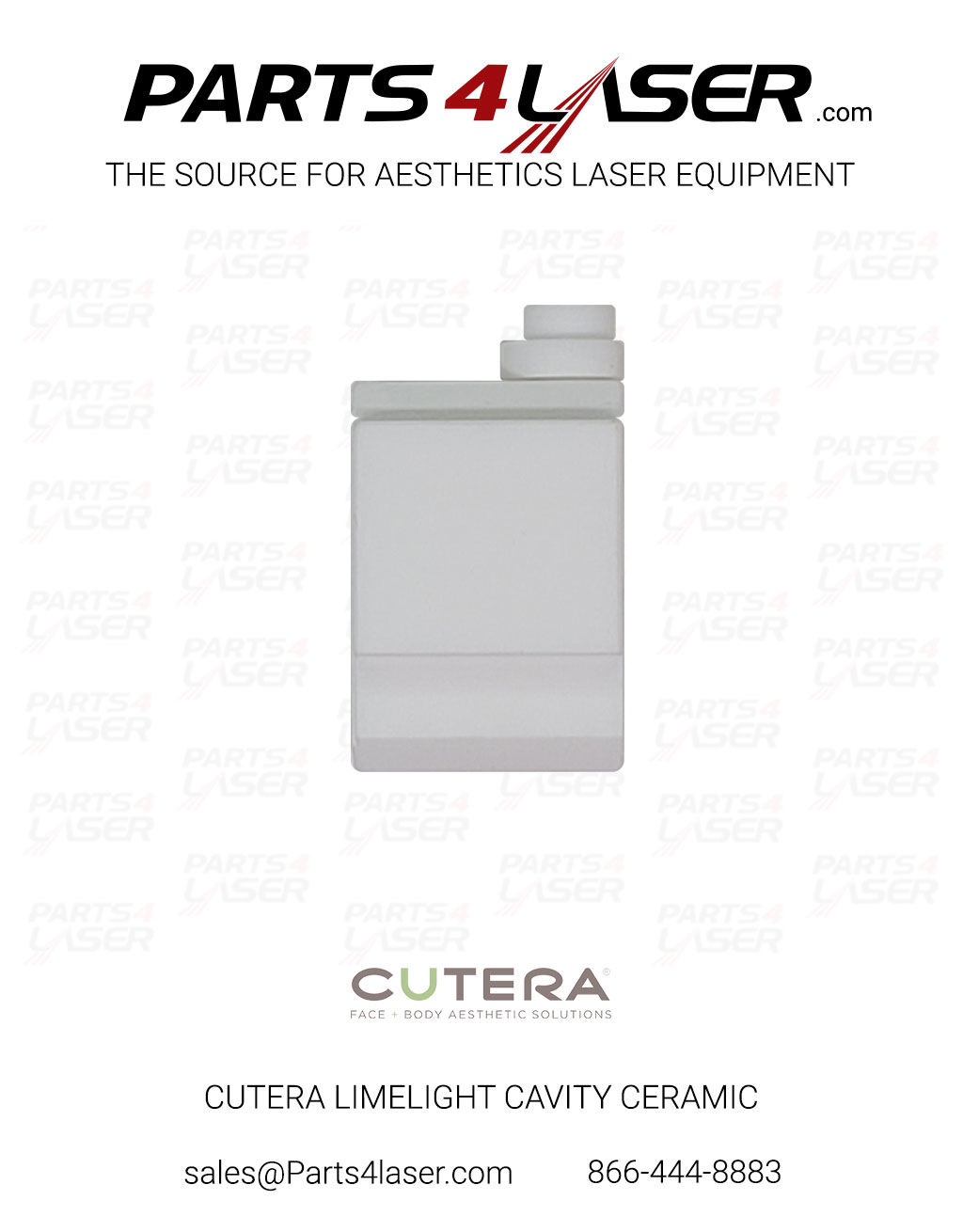 CUTERA XEO LIMELIGHT HAND PIECE CAVITY CERAMIC SET CUCN1636-C - Image 2