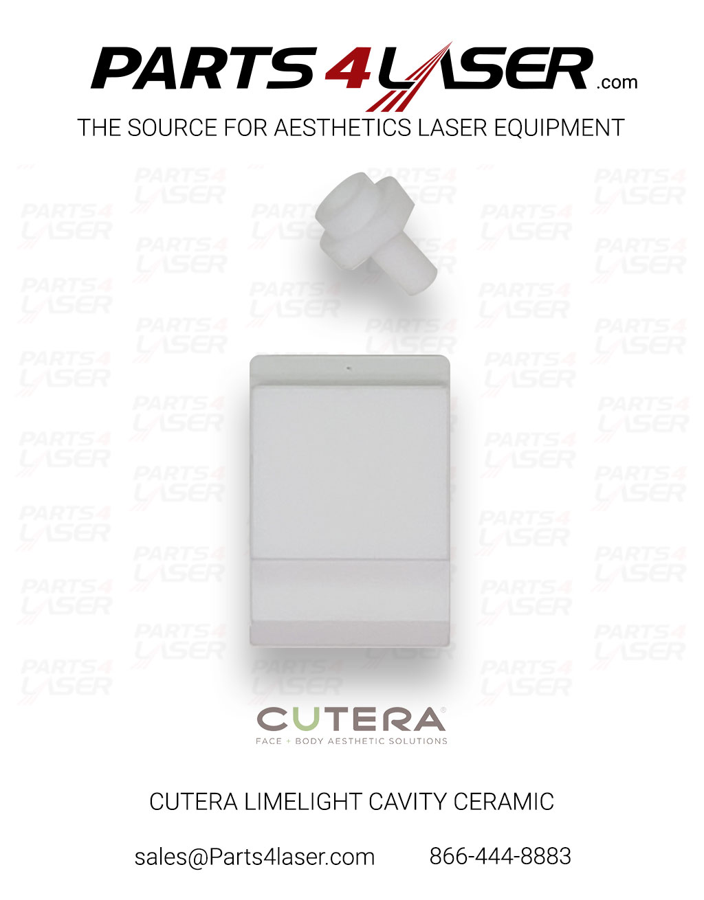 CUTERA XEO LIMELIGHT HAND PIECE CAVITY CERAMIC SET CUCN1636-C