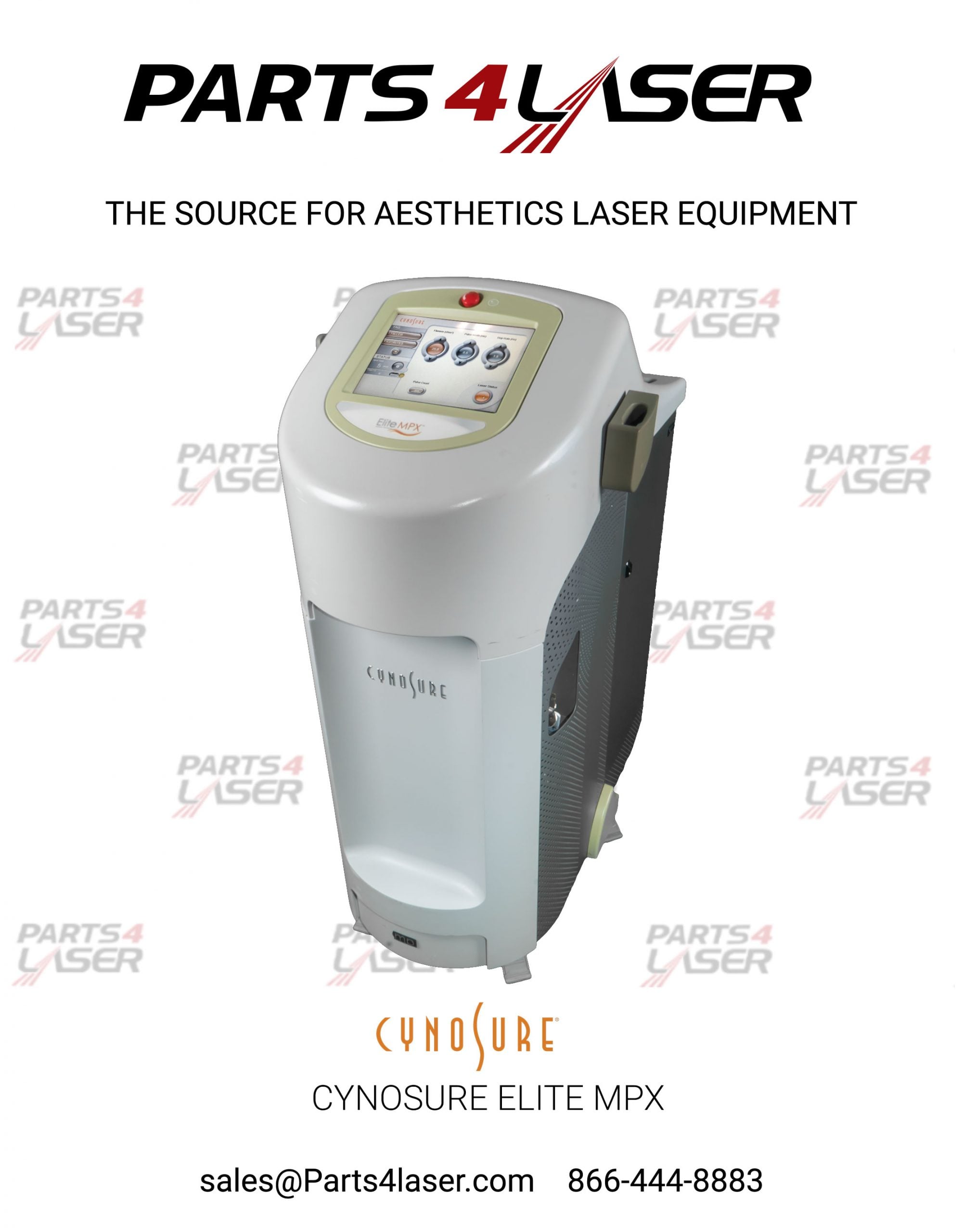 CYNOSURE ELITE MPX ALEX CHAMBER LASER HEAD CAVITY WITH LAMPS AND ROD 100-1800-011 CYLH3700 - Image 4