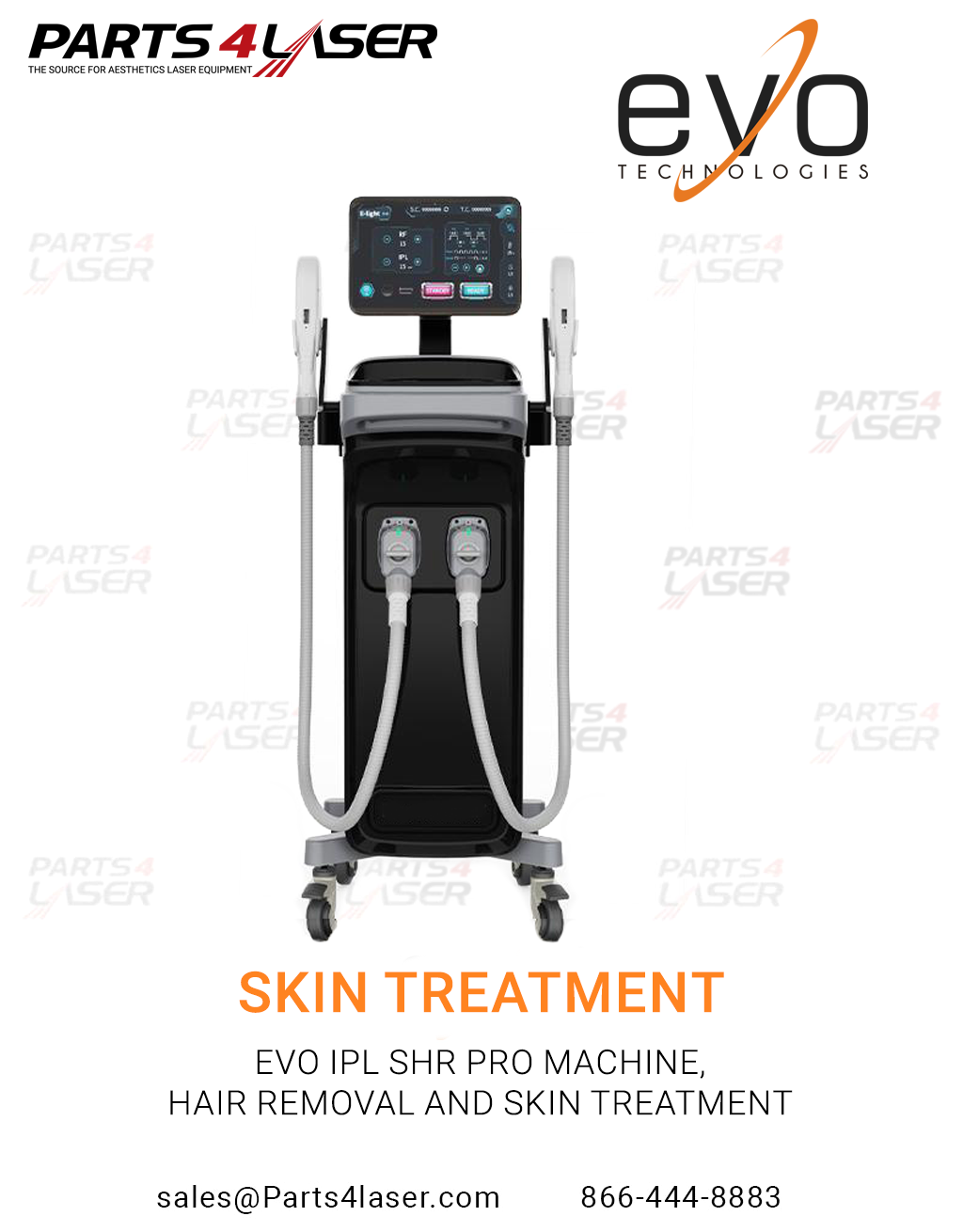 EVO IPL SHR PRO MACHINE, HAIR REMOVAL AND SKIN TREATMENT
