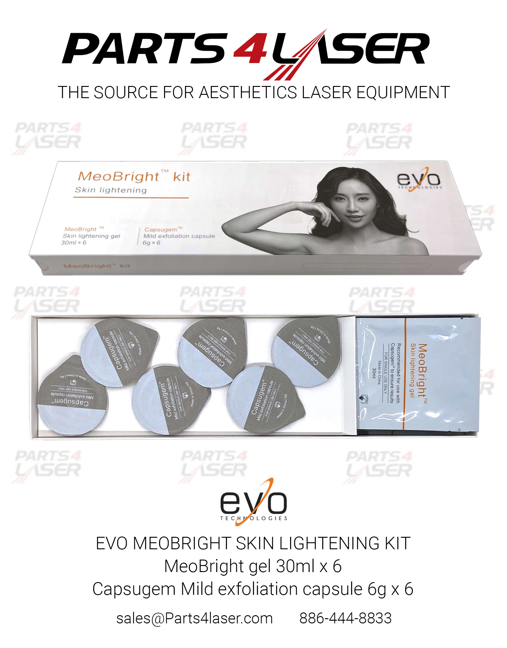 EVO MEOBRIGHT SKIN LIGHTENING KIT