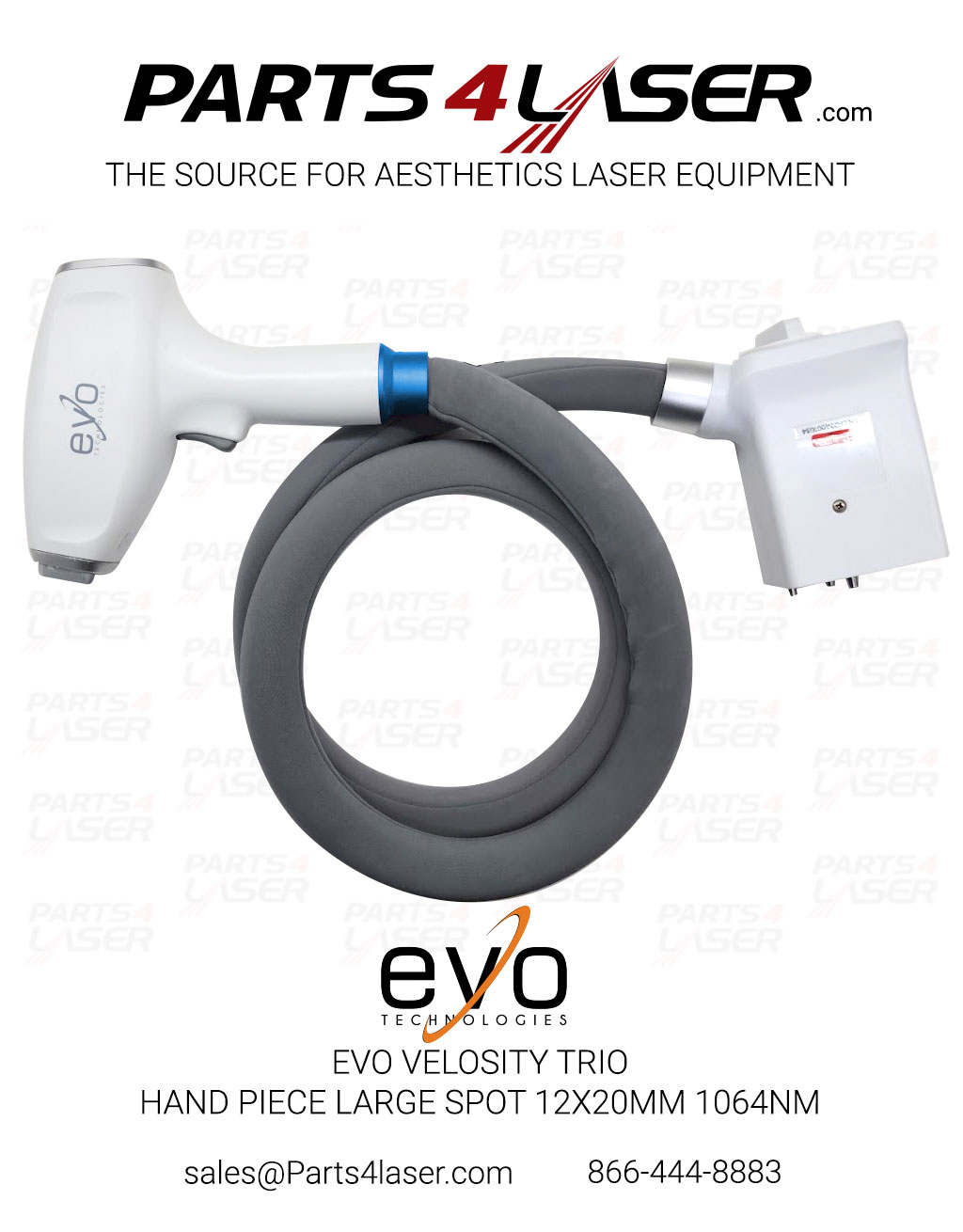 EVO VELOCITY TRIO HAND PIECE LARGE SPOT 12x20mm 1064nm