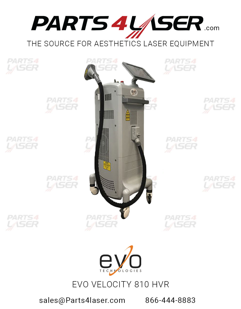 EVO VELOCITY 810 FAST HAIR REMOVAL BY LASER DIODE. 10 HZ - Image 3
