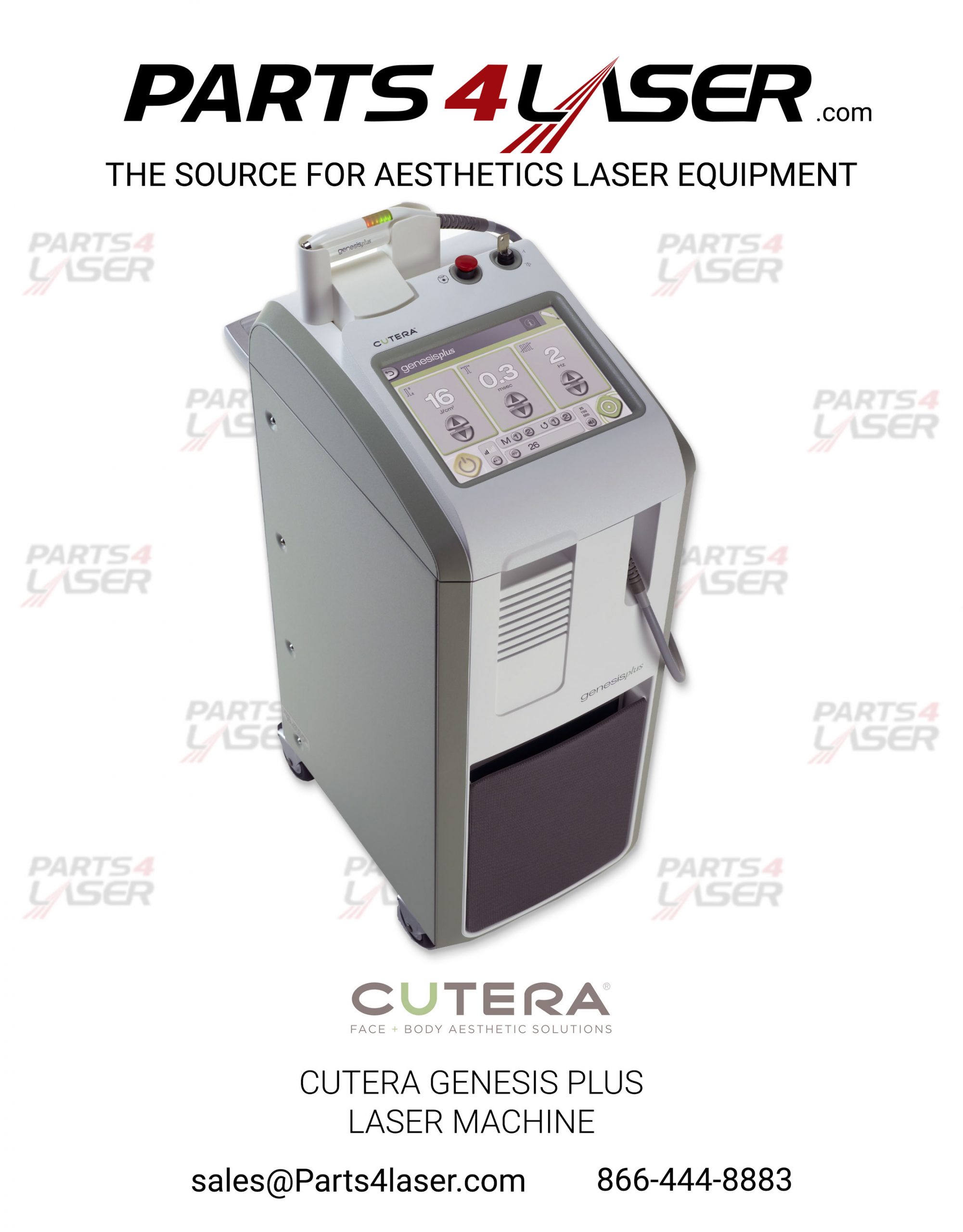 CUTERA GENESIS PLUS HAND PIECE, CUTERA GENESIS PLUS COMPLETE DELIVERY SYSTEM. CuHP1572 - Image 4