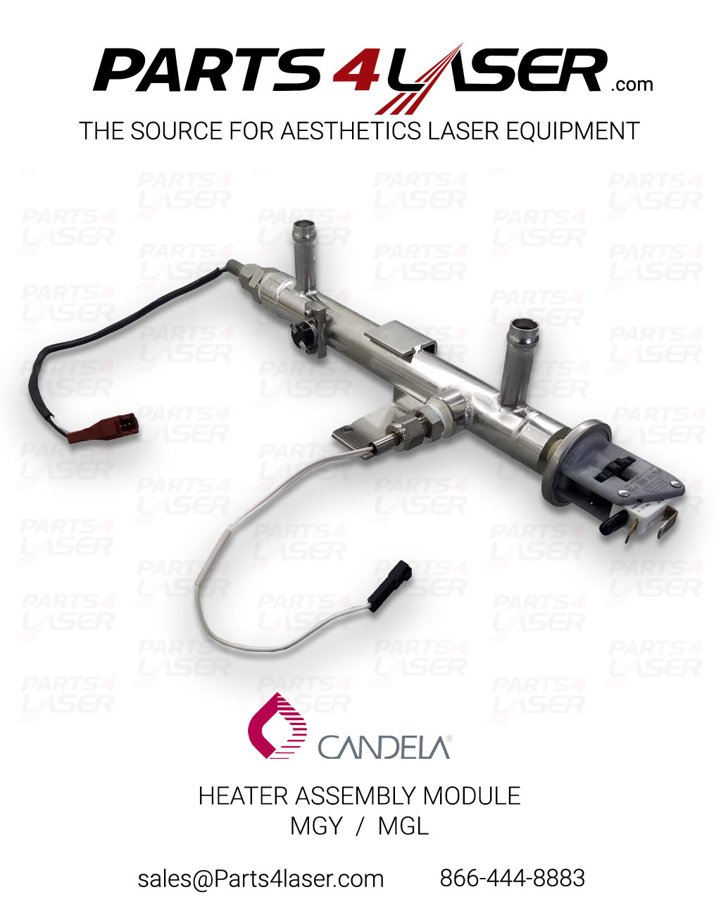 CANDELA HEATER ASSEMBLY MANIFOLD MODULE MGY / MGL 7122-00-3317 , 7121-00-6600 CACN1467 - Image 3