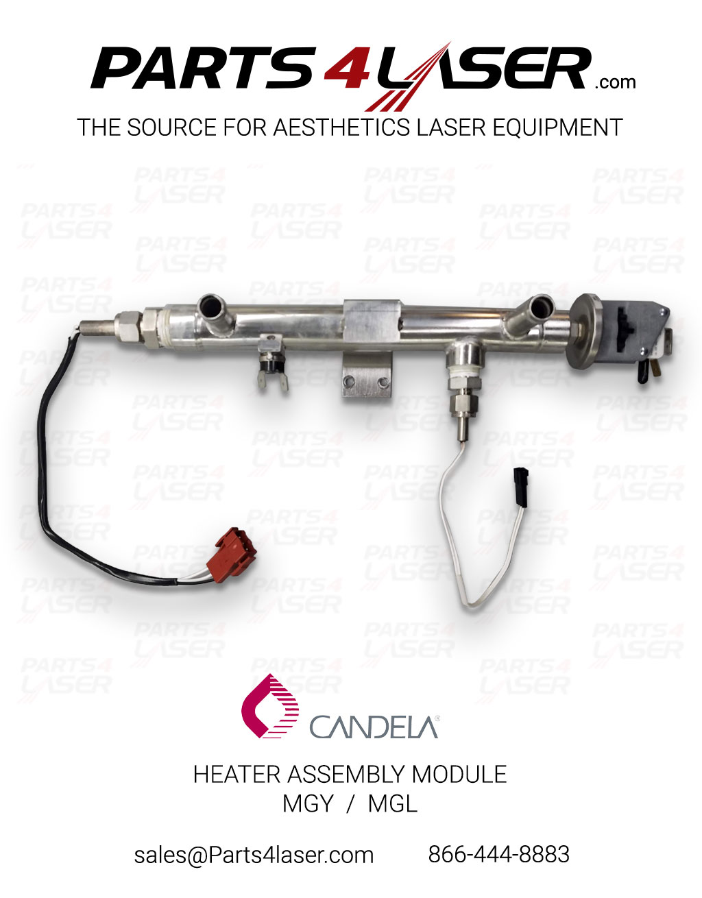 CANDELA HEATER ASSEMBLY MANIFOLD MODULE MGY / MGL 7122-00-3317 , 7121-00-6600 CACN1467