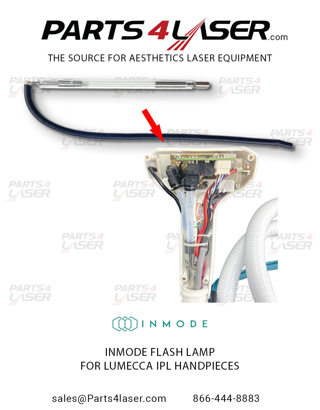 INMODE FLASH LAMP FOR LUMECCA IPL HANDPIECES IMFL3036