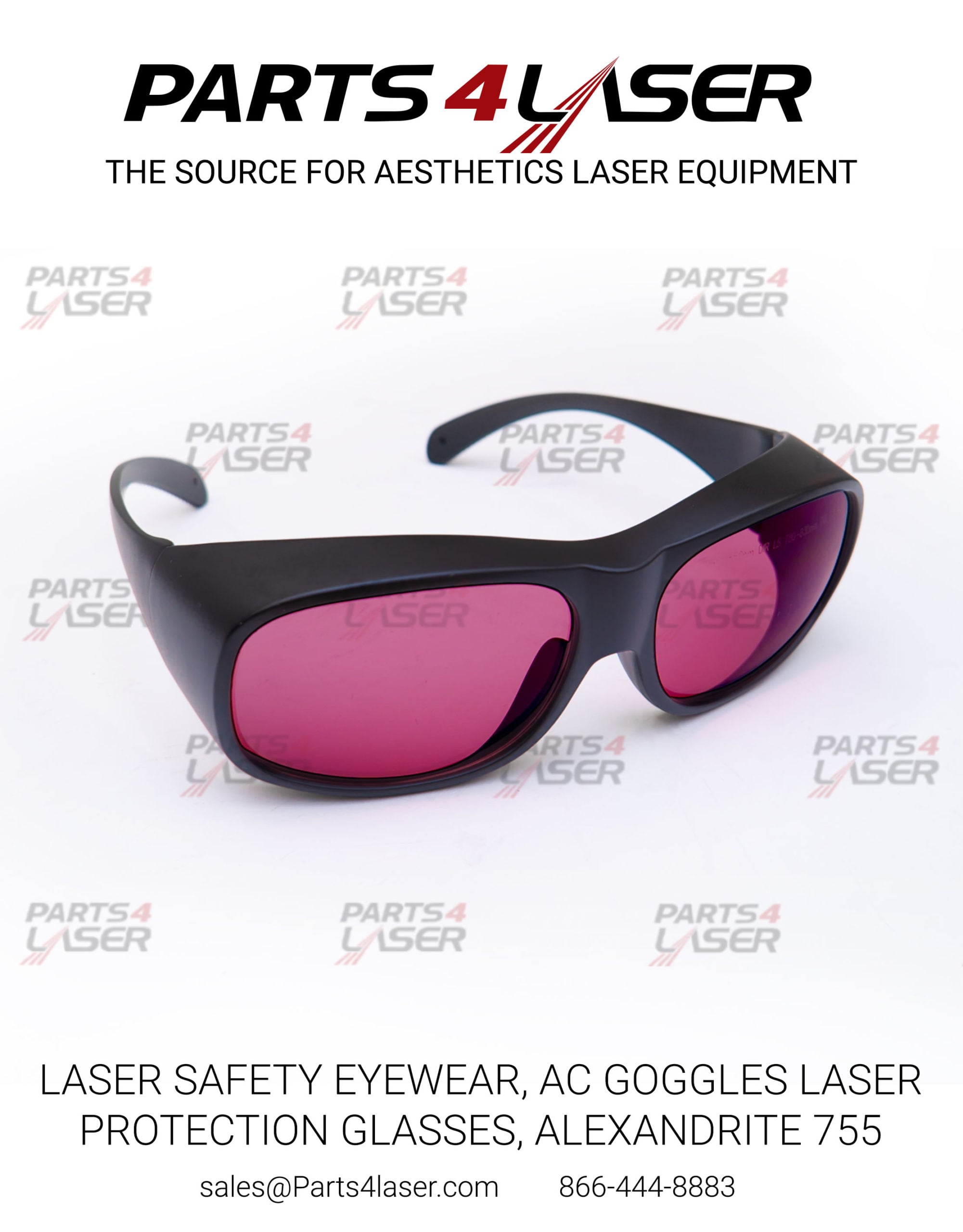 LASER SAFETY EYEWEAR, GOGGLES LASER PROTECTION GLASSES, ALEXANDRITE 755