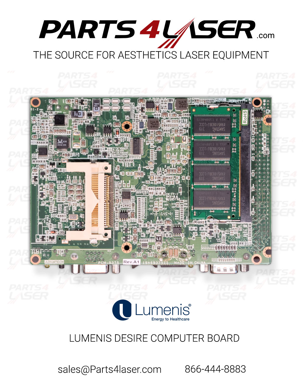 LUMENIS DESIRE COMPUTER BOARD GUI LUPC3604 - Image 2