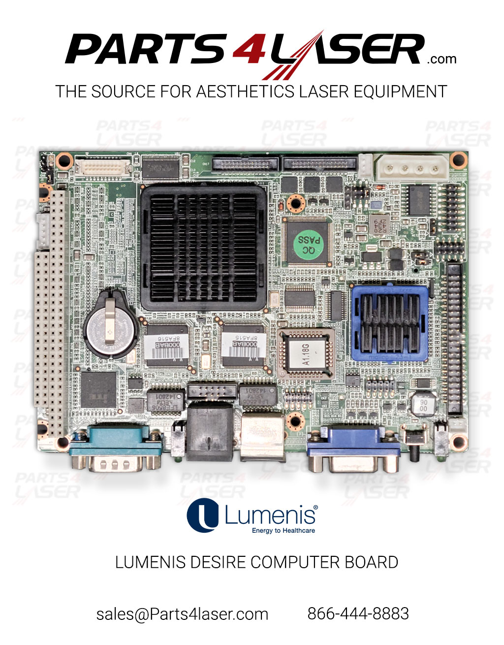 LUMENIS DESIRE COMPUTER BOARD GUI LUPC3604