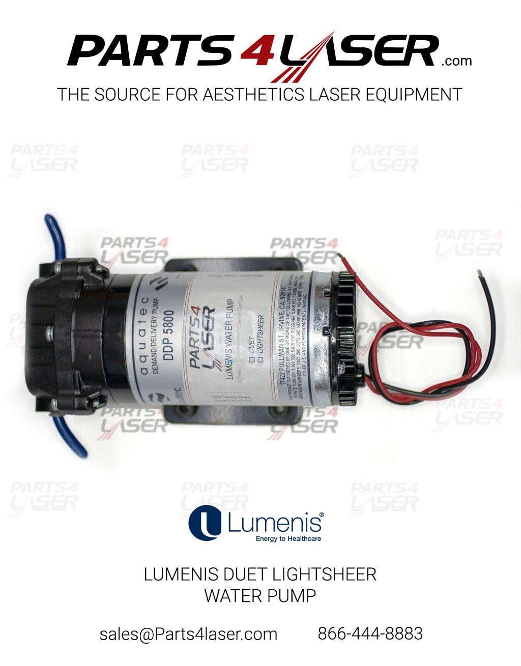 LUMENIS DUET LIGHTSHEER WATER PUMP LUPU1936