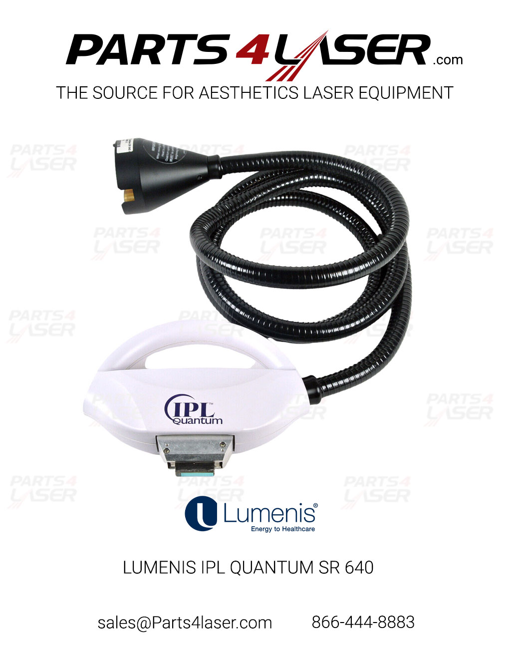 LUMENIS IPL QUANTUM SR 640 HANDPIECE, COMPLETE HAND UNIT