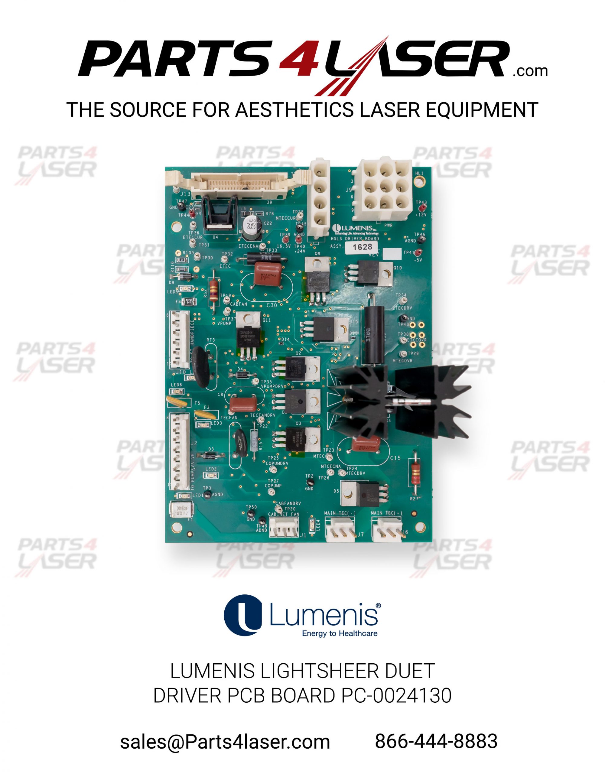 LUMENIS LIGHTSHEER DUET DRIVER PCB BOARD LUPC1942